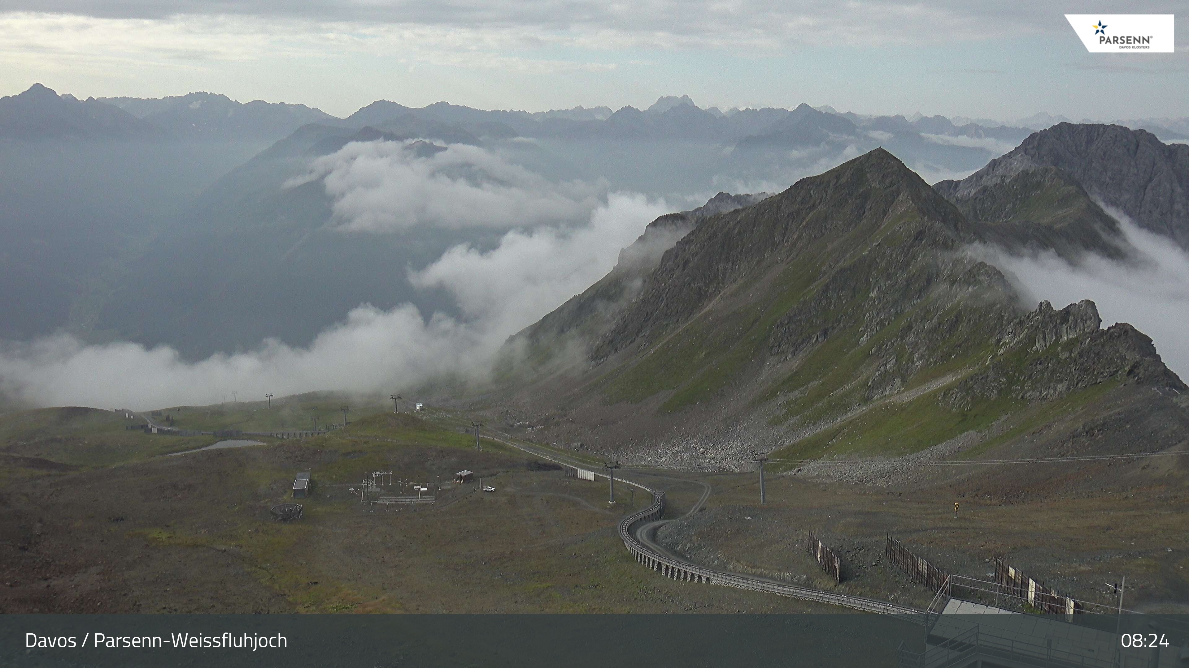 Archiv Foto Webcam Davos Klosters: Parsenn Weissfluhjoch