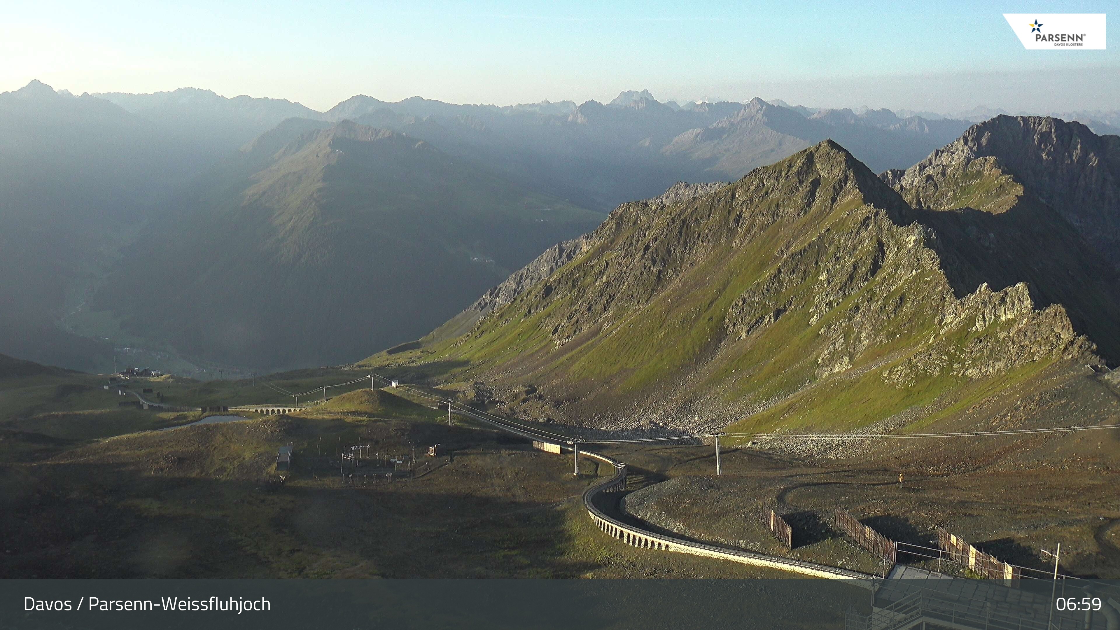 Archived image Webcam Parsenn: Blickrichtung Dorftäli