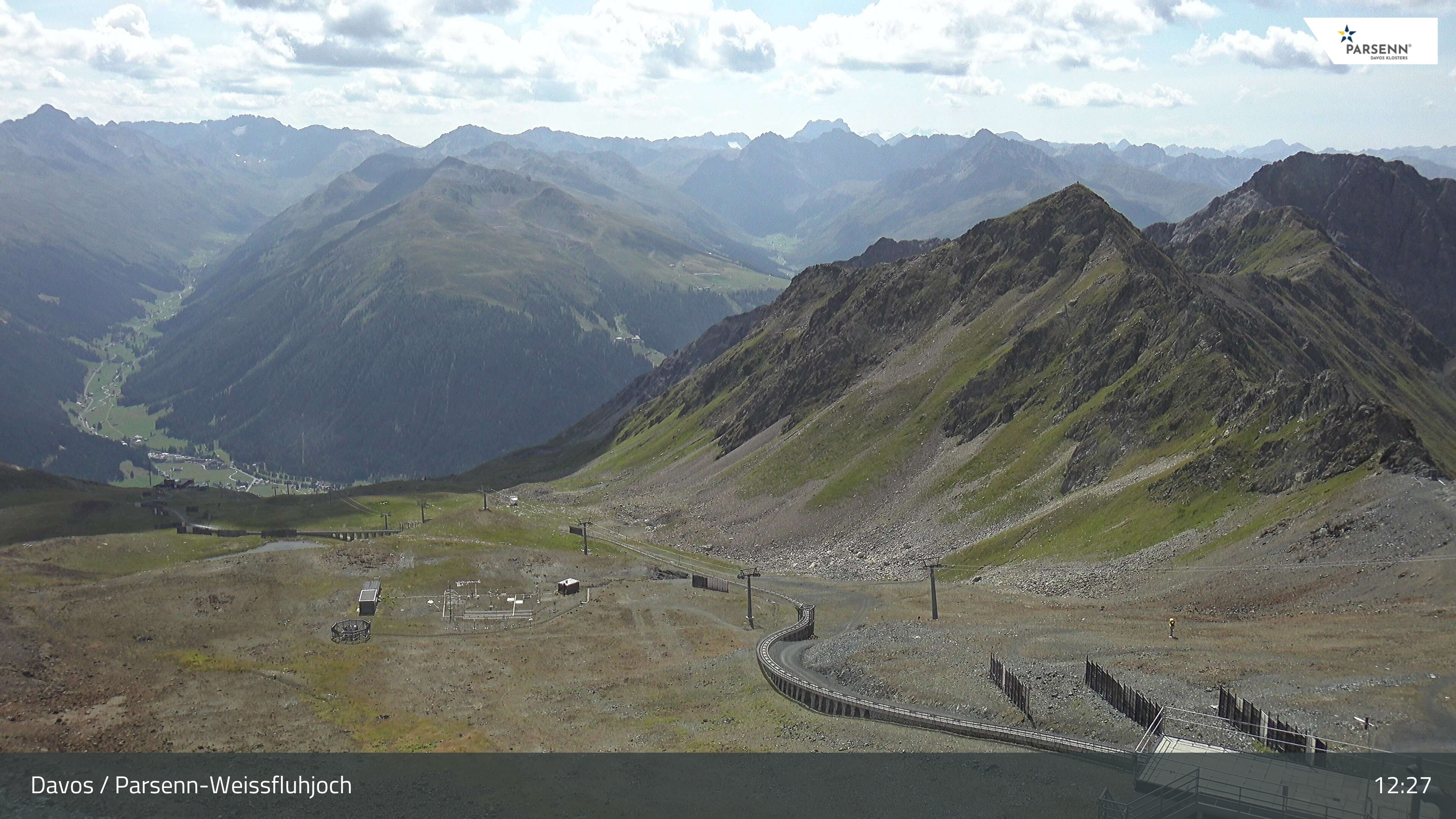Archived image Webcam Parsenn: Blickrichtung Dorftäli