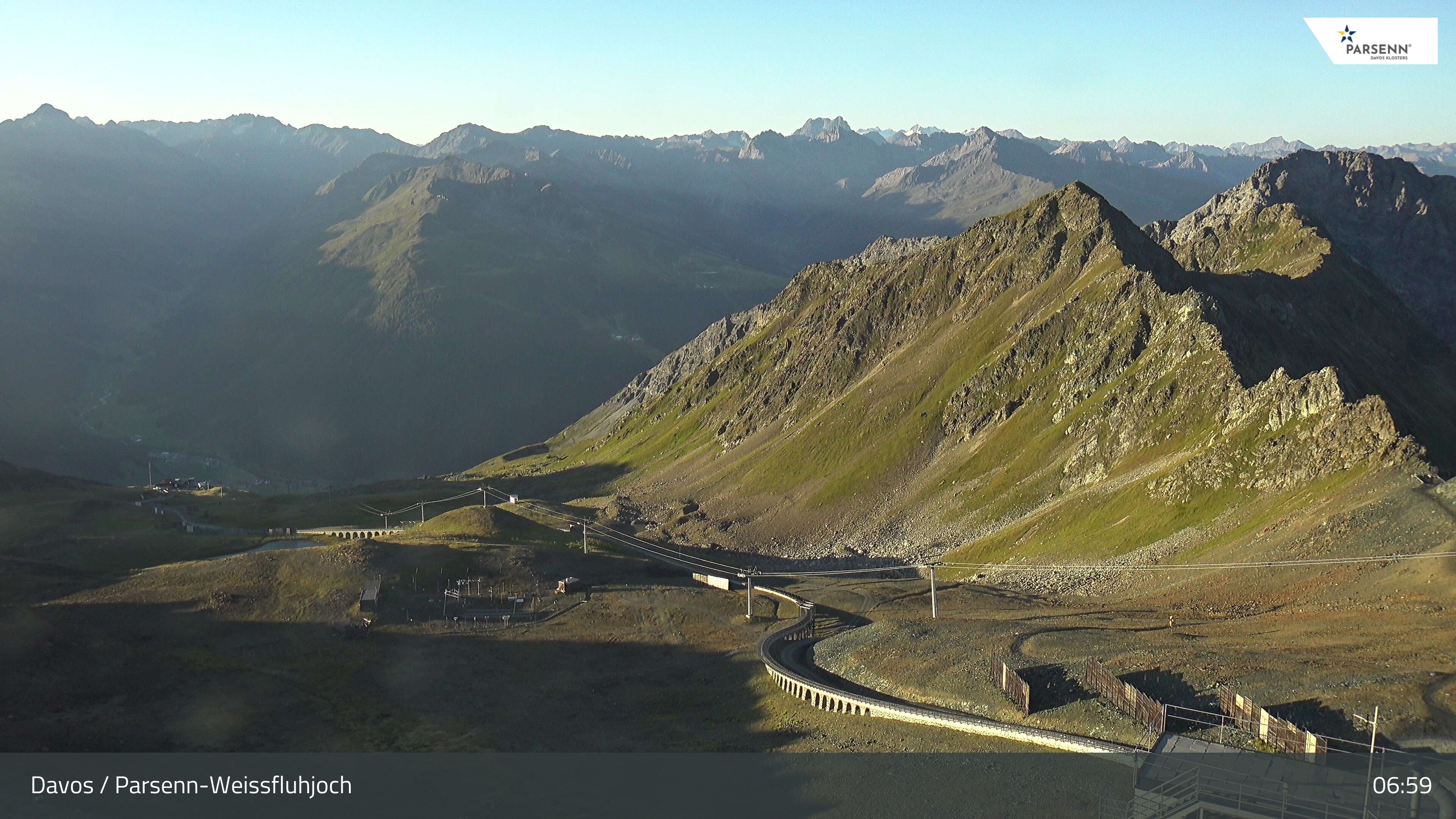 Archiv Foto Webcam Davos Klosters: Parsenn Weissfluhjoch