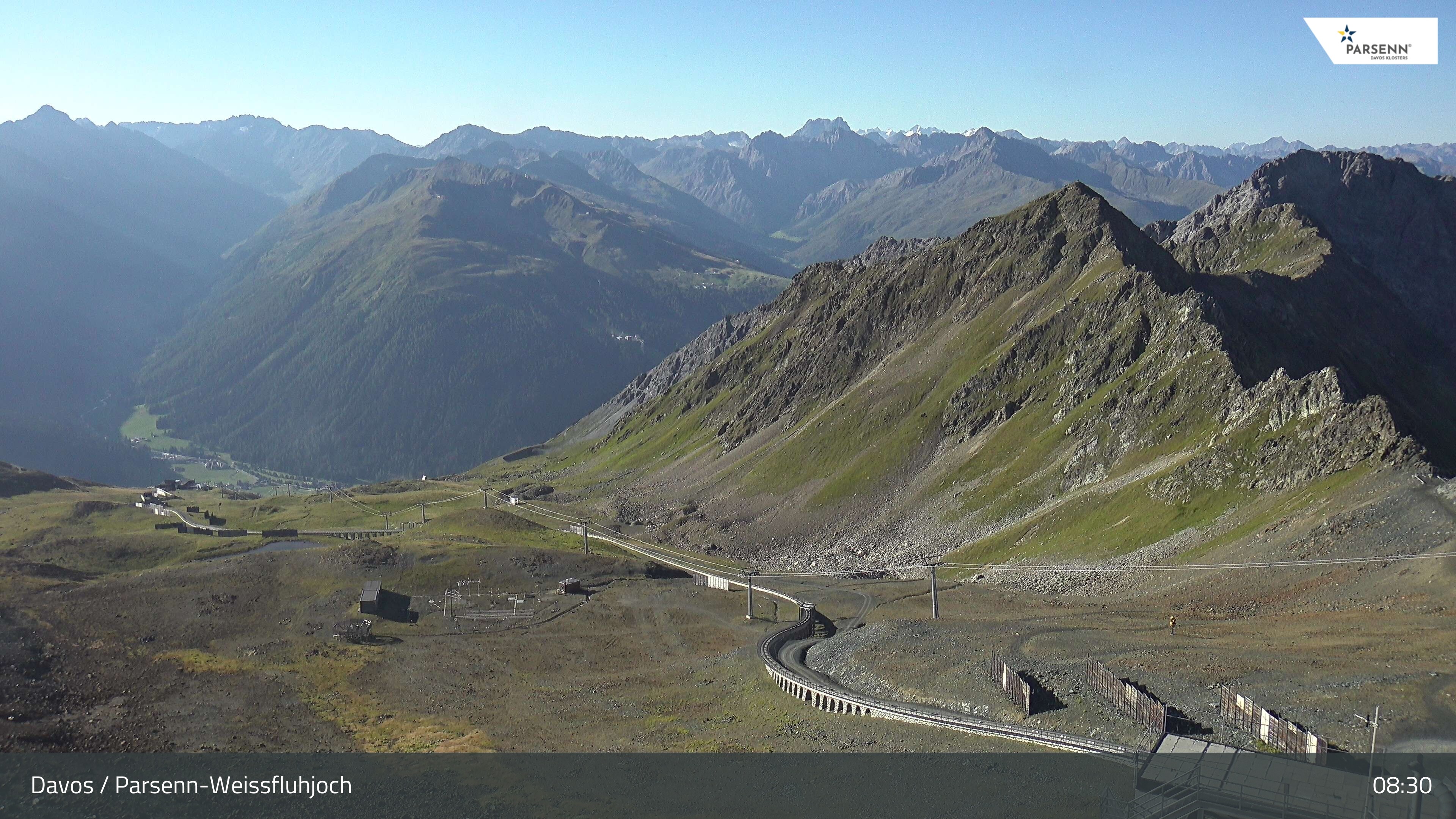 Archiv Foto Webcam Davos Klosters: Parsenn Weissfluhjoch