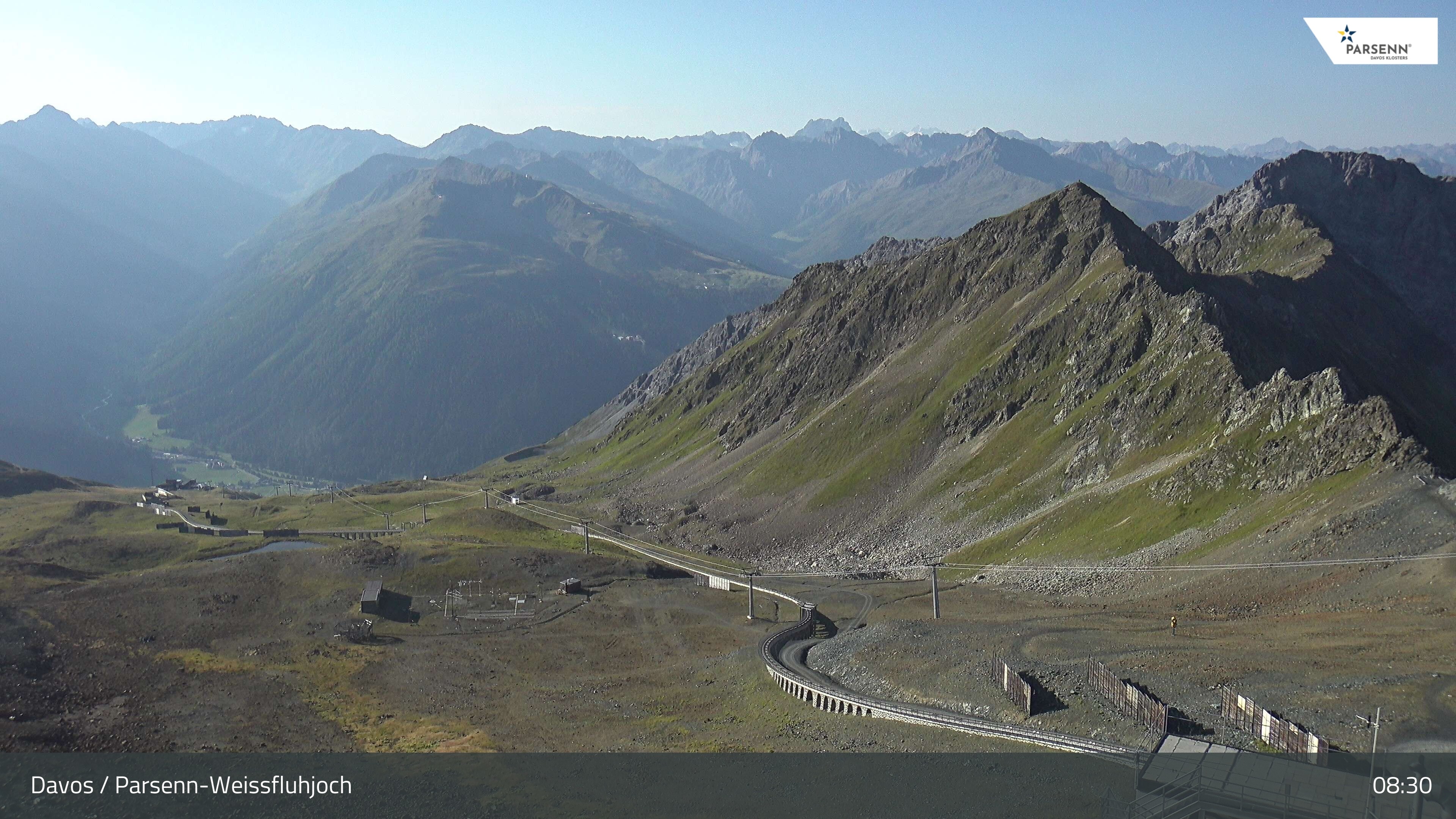 Archiv Foto Webcam Davos Klosters: Parsenn Weissfluhjoch