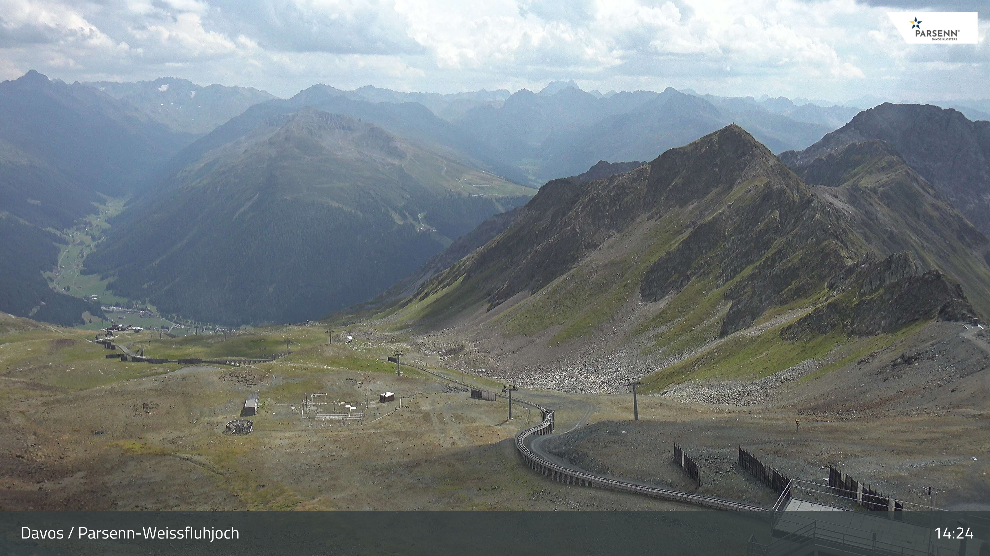 Archived image Webcam Parsenn: Blickrichtung Dorftäli