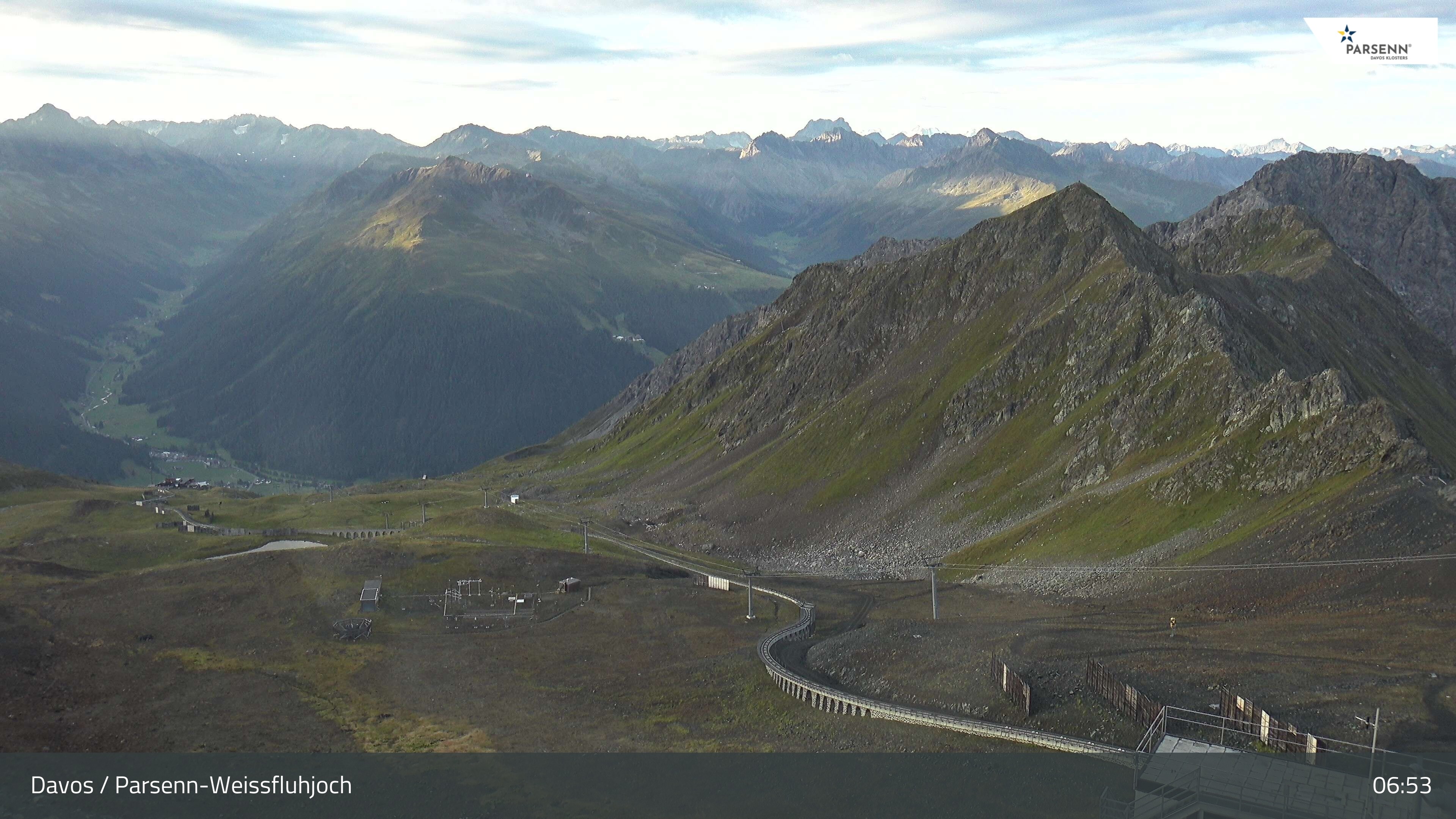 Archiv Foto Webcam Davos Klosters: Parsenn Weissfluhjoch
