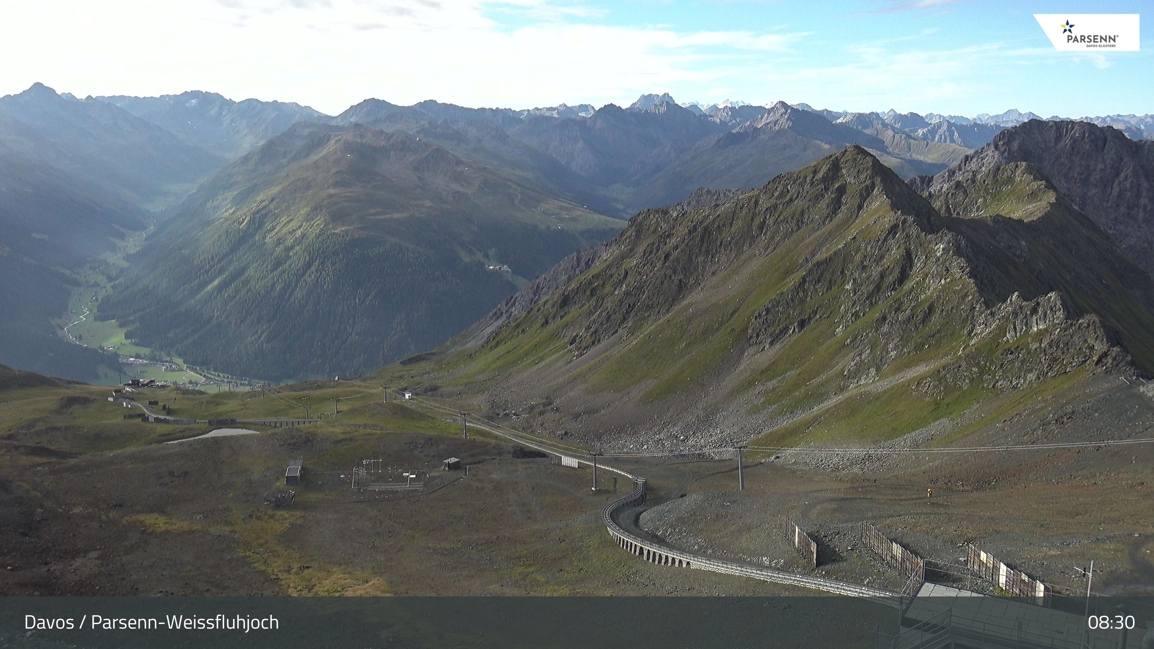 Archiv Foto Webcam Davos Klosters: Parsenn Weissfluhjoch