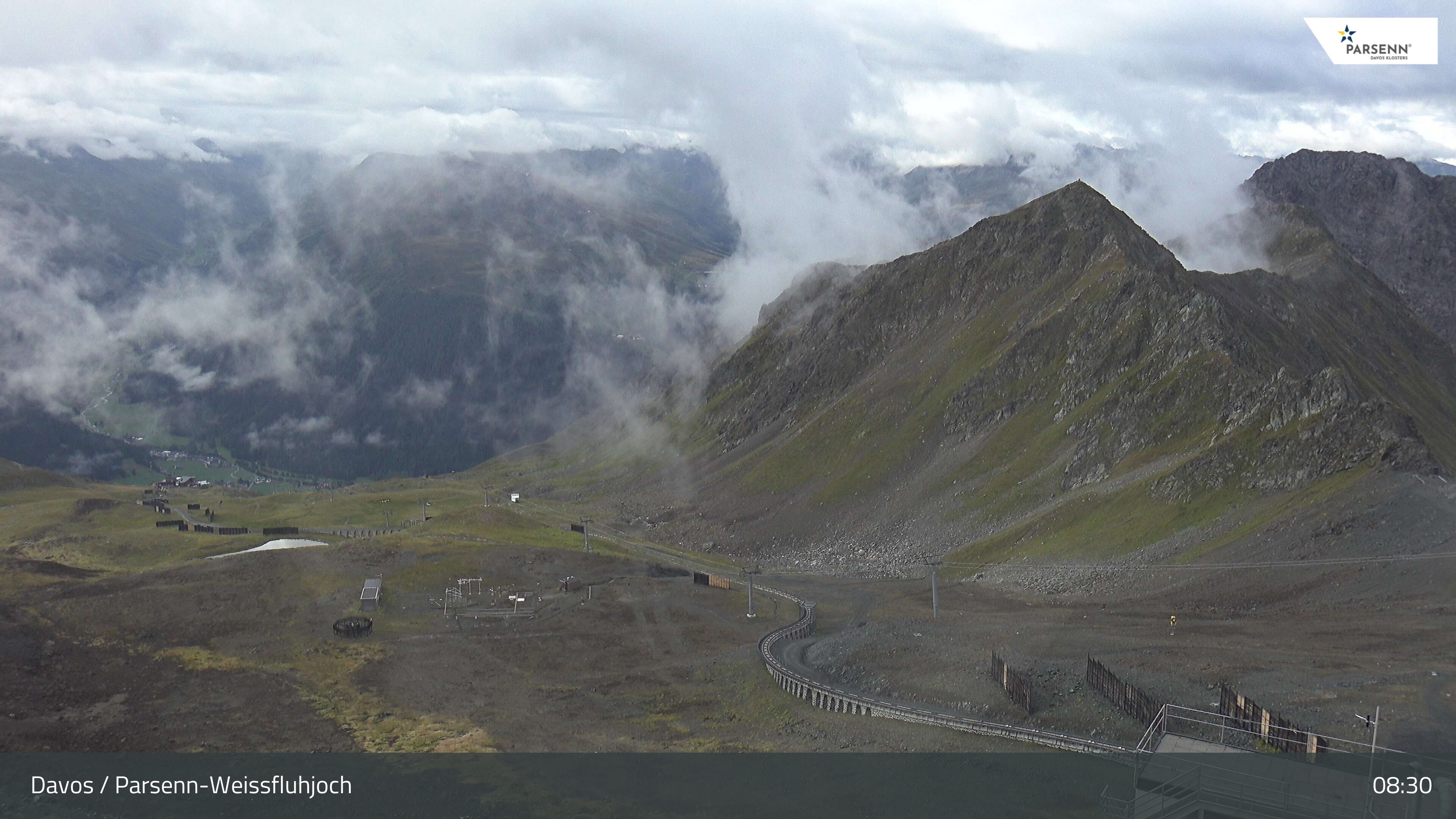 Archived image Webcam Parsenn: Blickrichtung Dorftäli