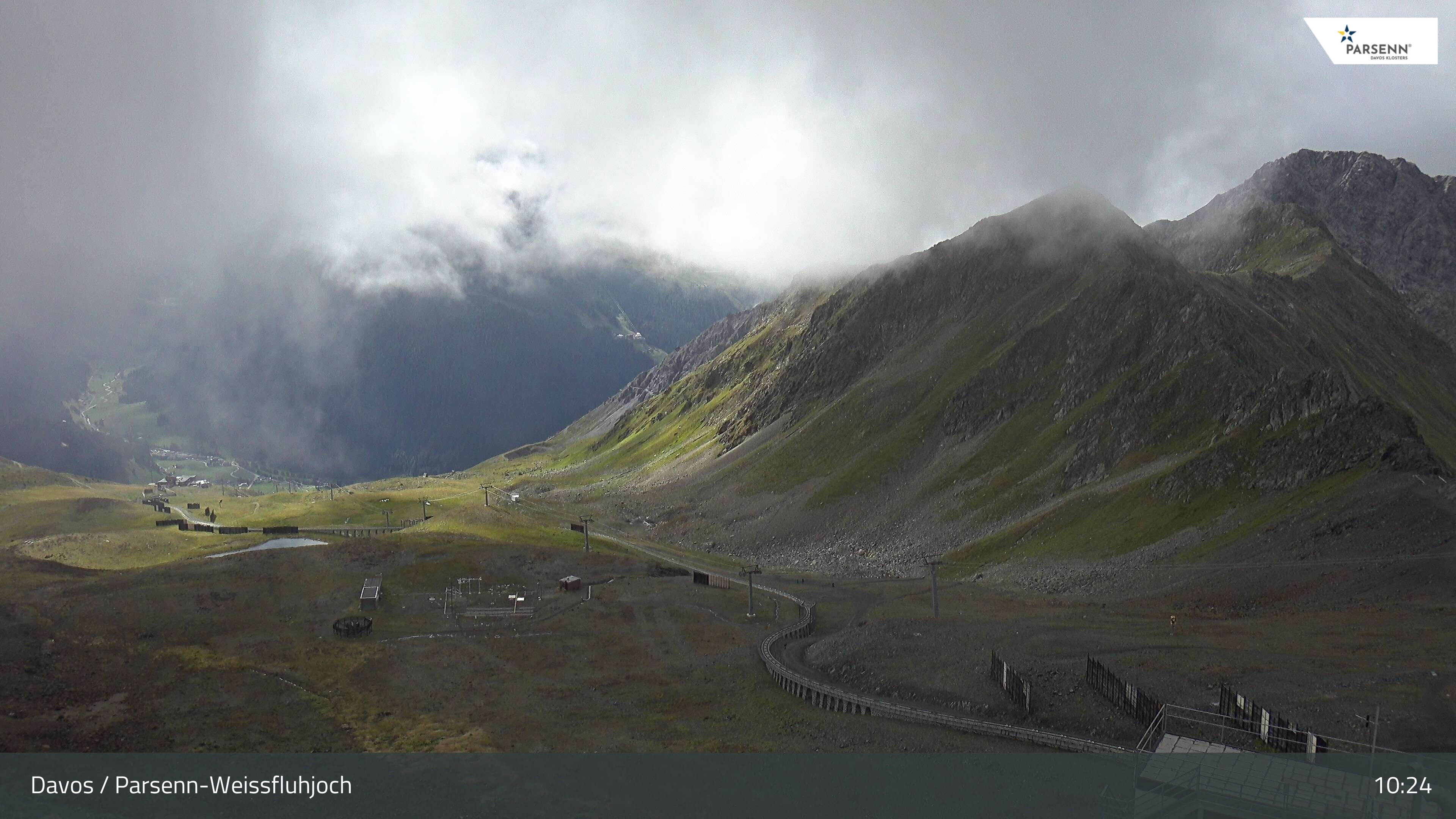 Archived image Webcam Parsenn: Blickrichtung Dorftäli