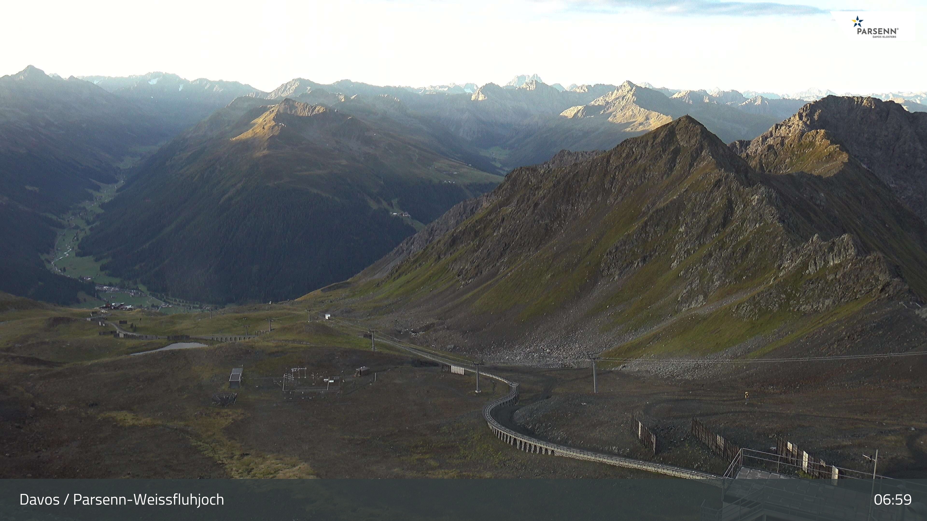 Archiv Foto Webcam Davos Klosters: Parsenn Weissfluhjoch