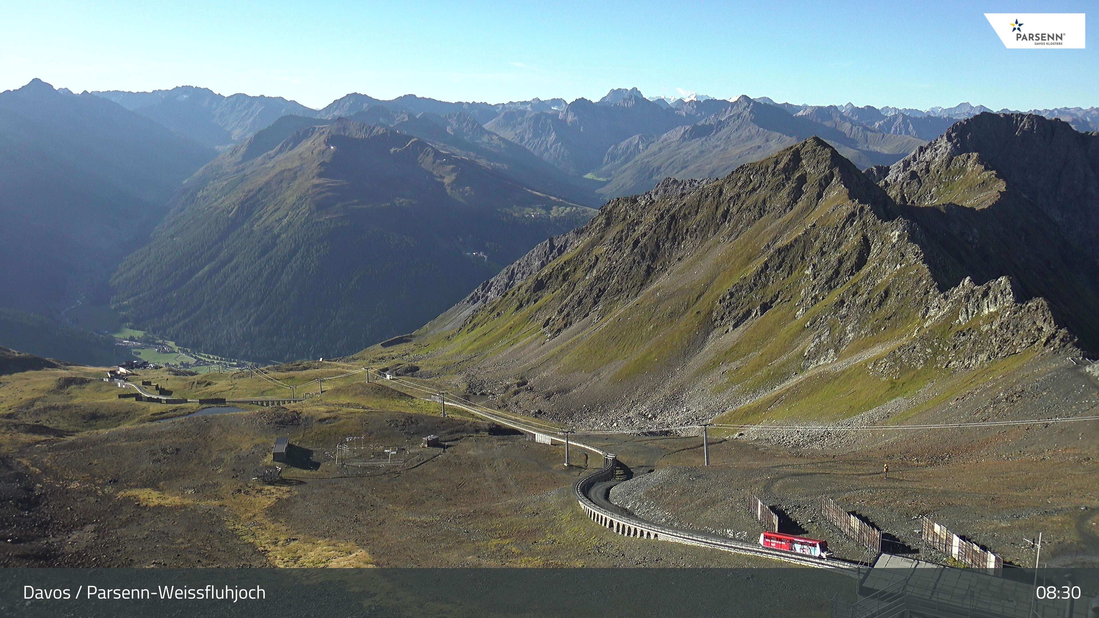 Archiv Foto Webcam Davos Klosters: Parsenn Weissfluhjoch