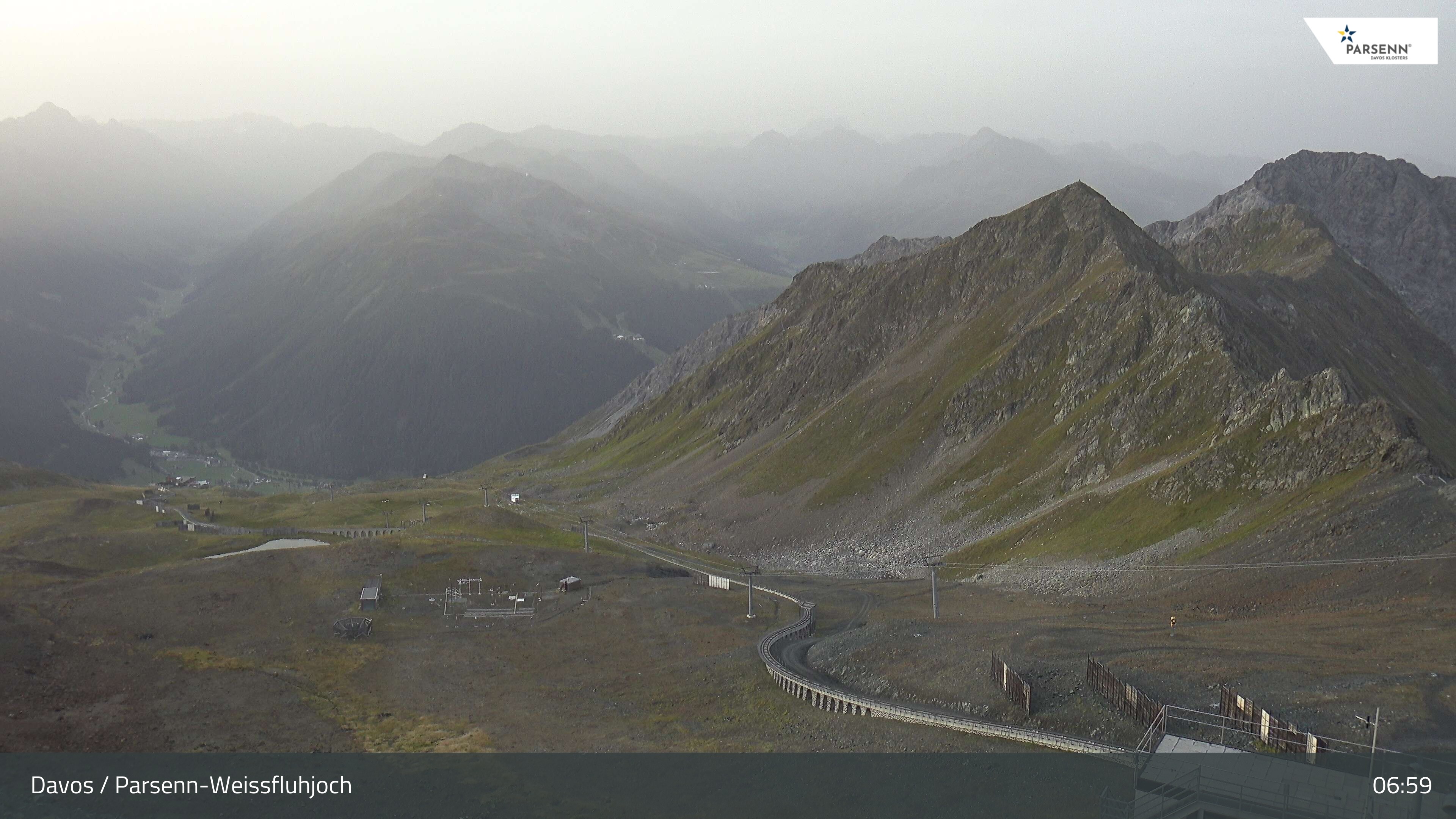 Archived image Webcam Parsenn: Blickrichtung Dorftäli