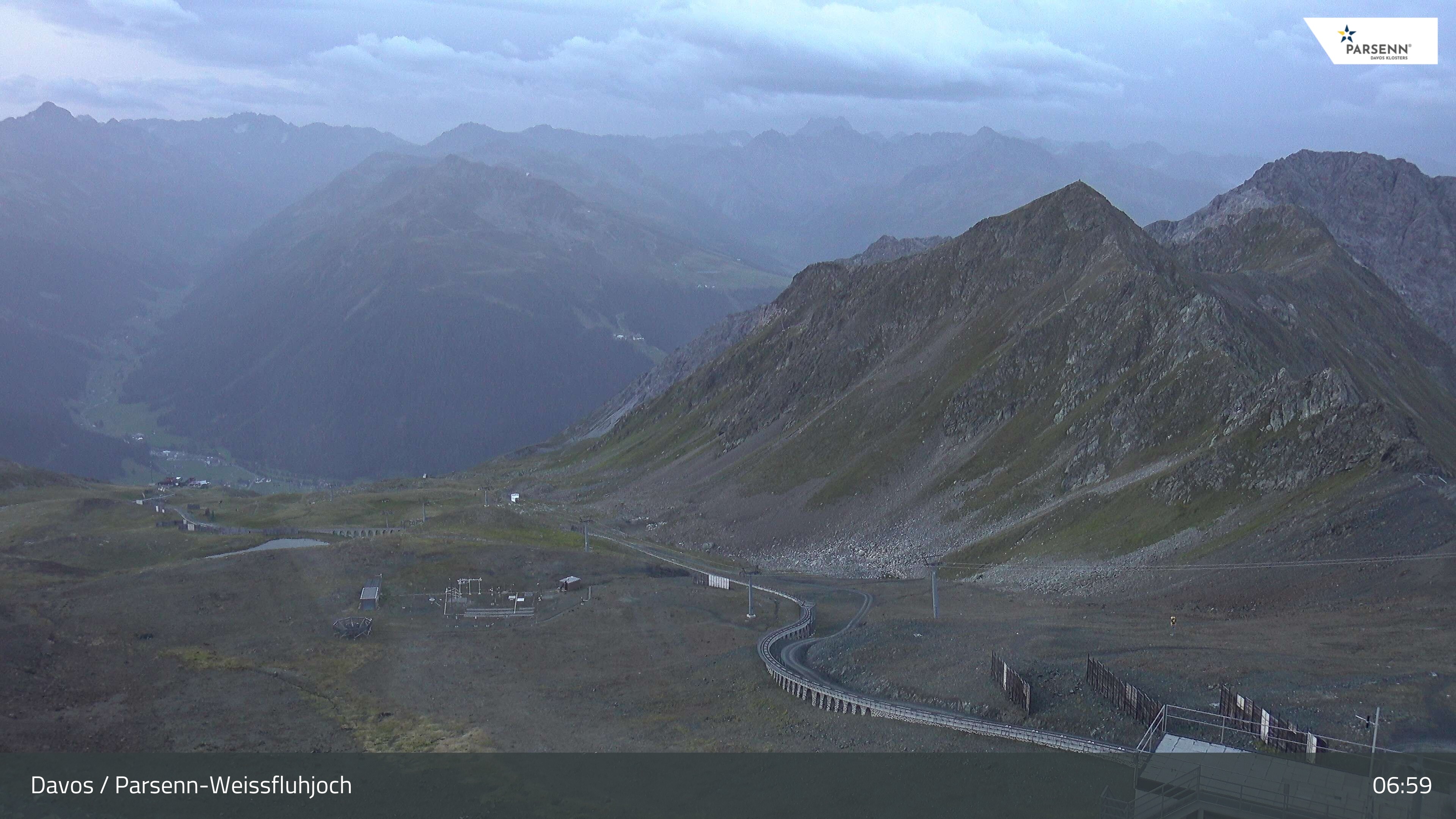 Archiv Foto Webcam Davos Klosters: Parsenn Weissfluhjoch