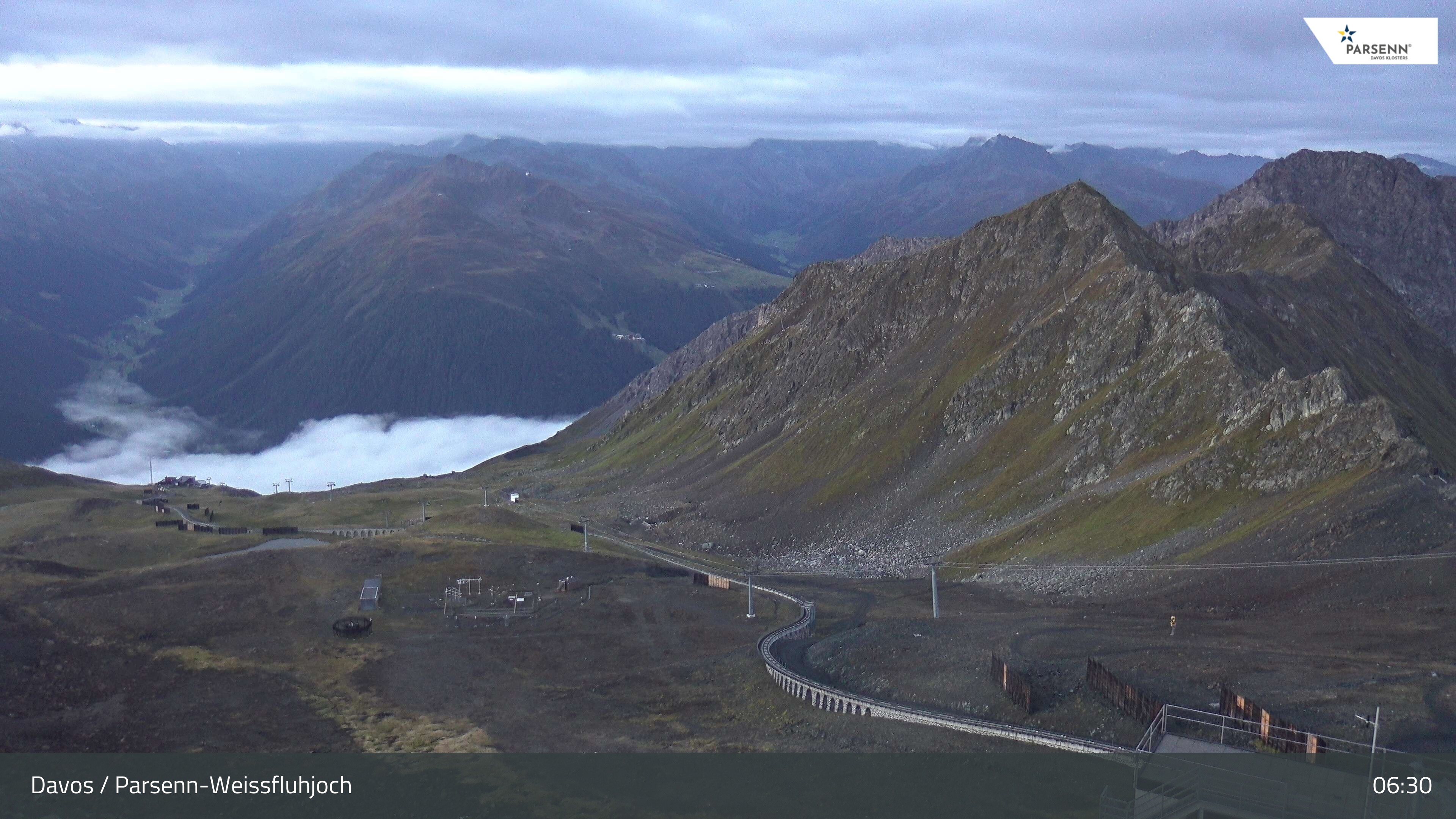 Archiv Foto Webcam Davos Klosters: Parsenn Weissfluhjoch
