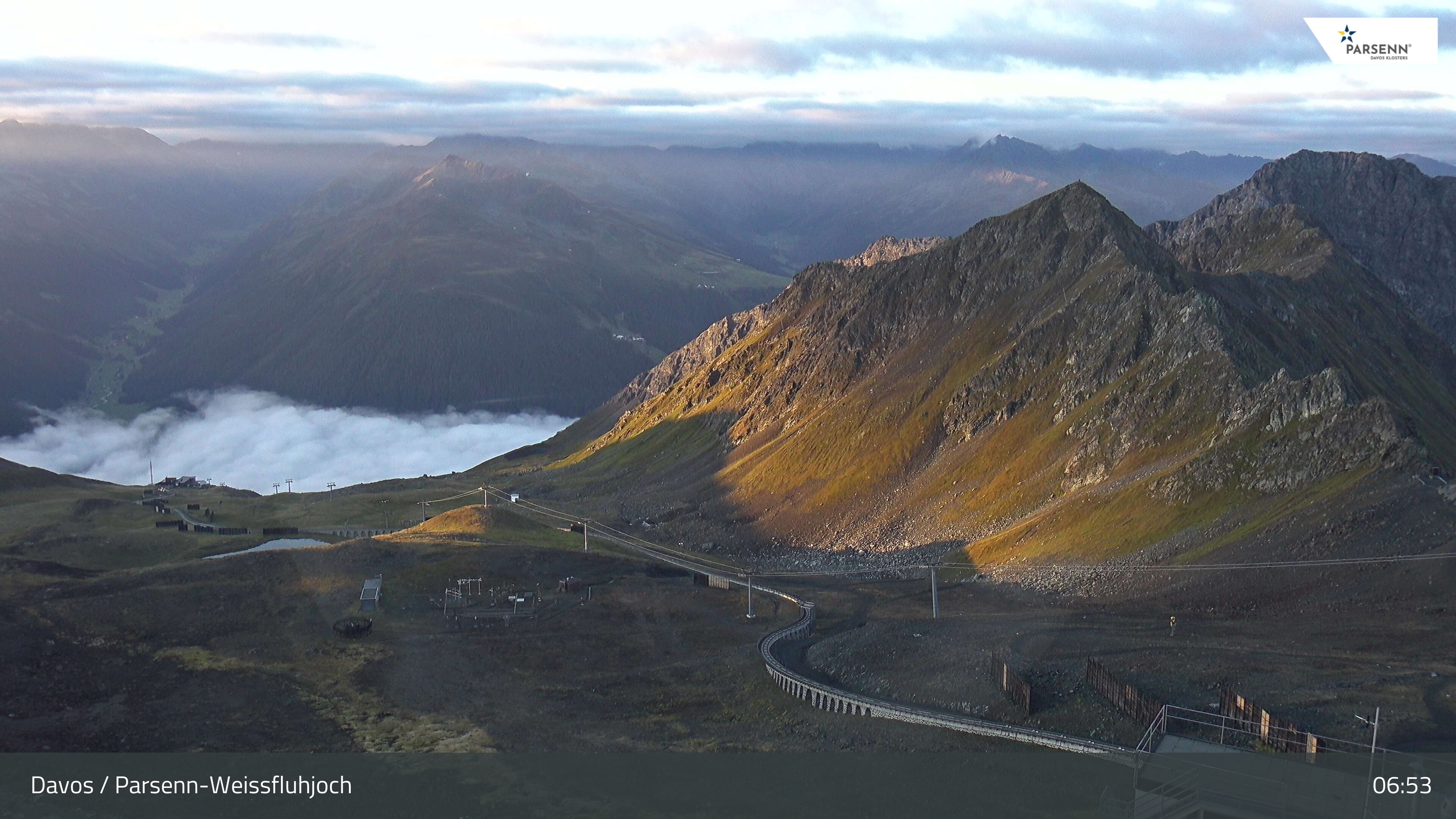 Archiv Foto Webcam Davos Klosters: Parsenn Weissfluhjoch