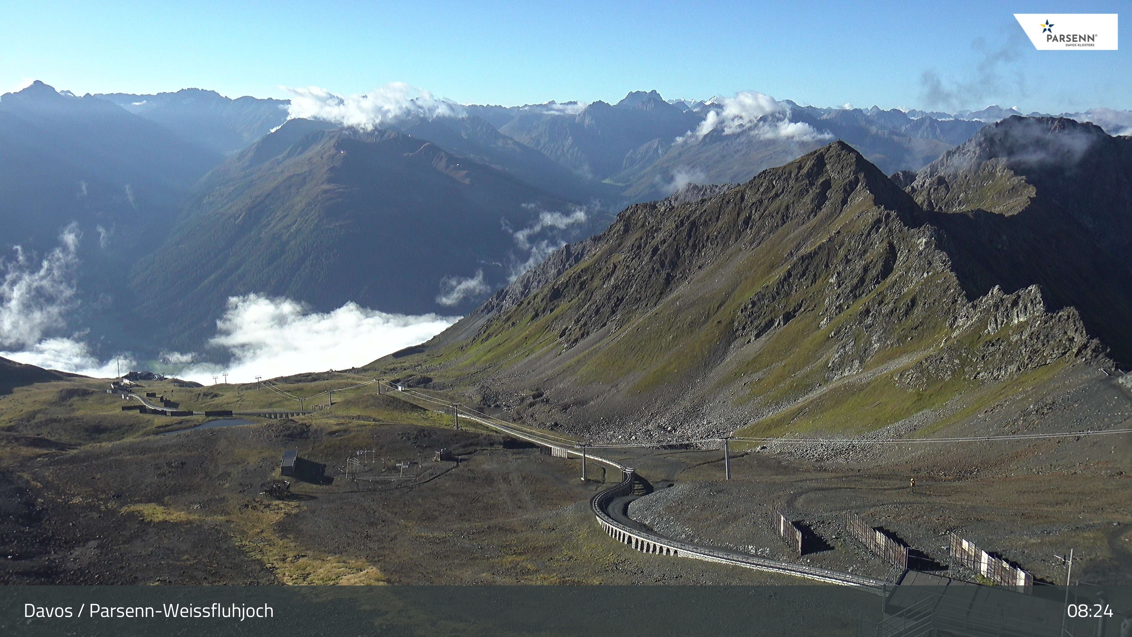 Archiv Foto Webcam Davos Klosters: Parsenn Weissfluhjoch