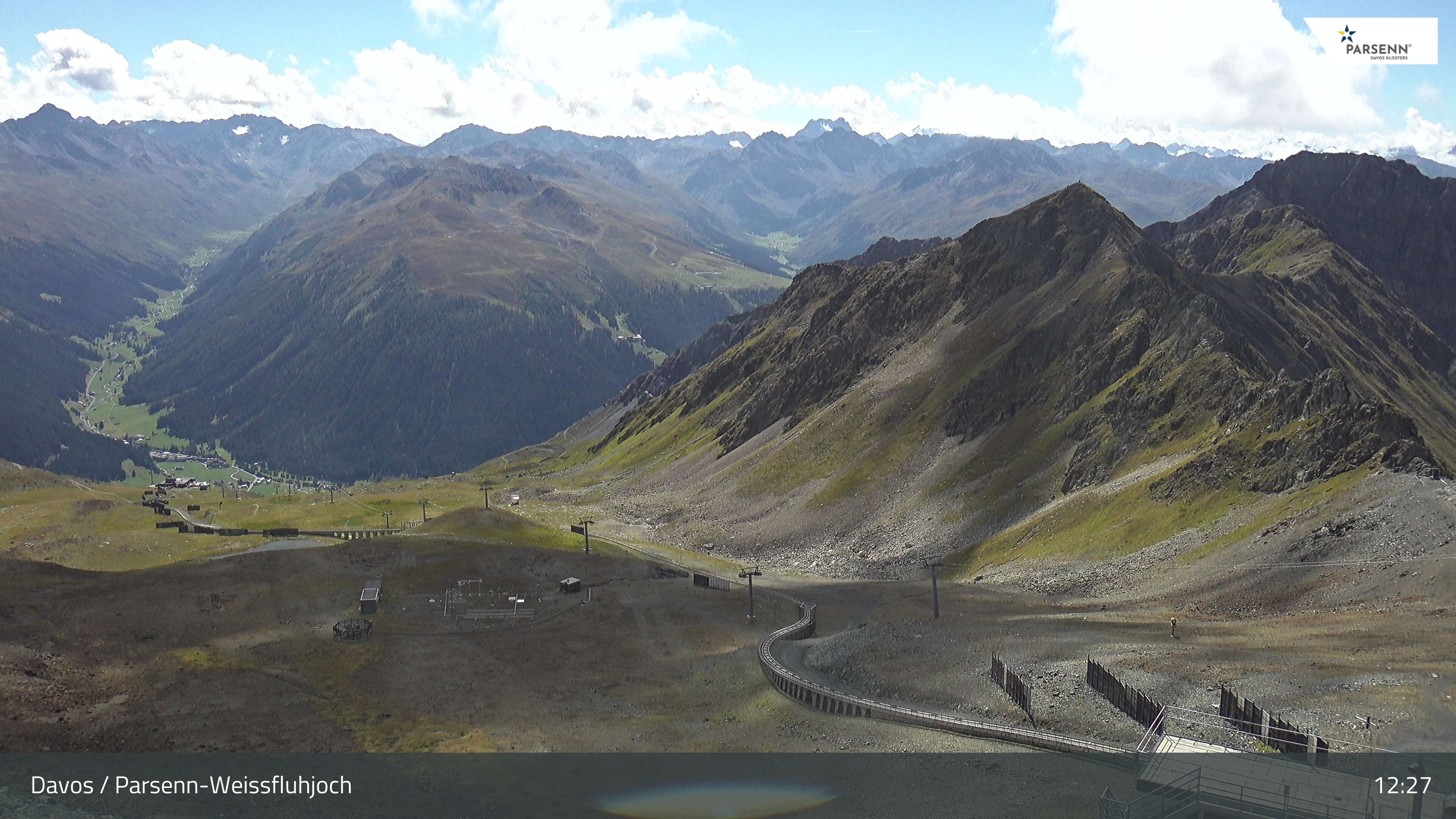 Archived image Webcam Parsenn: Blickrichtung Dorftäli