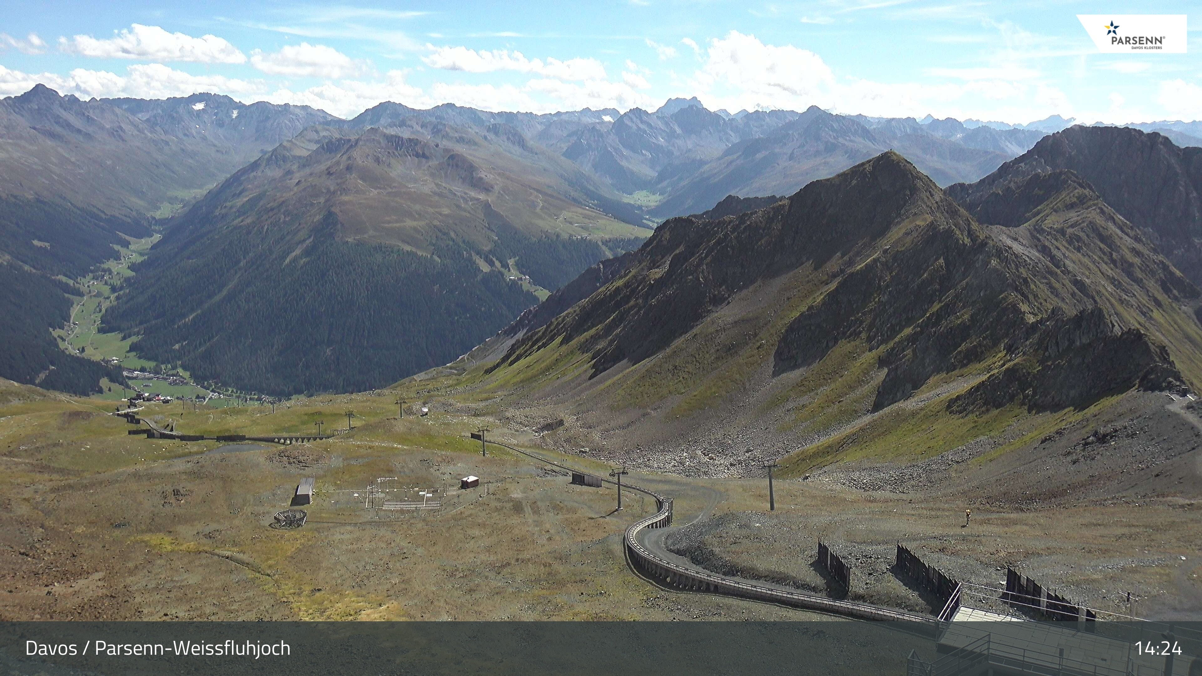 Archived image Webcam Parsenn: Blickrichtung Dorftäli