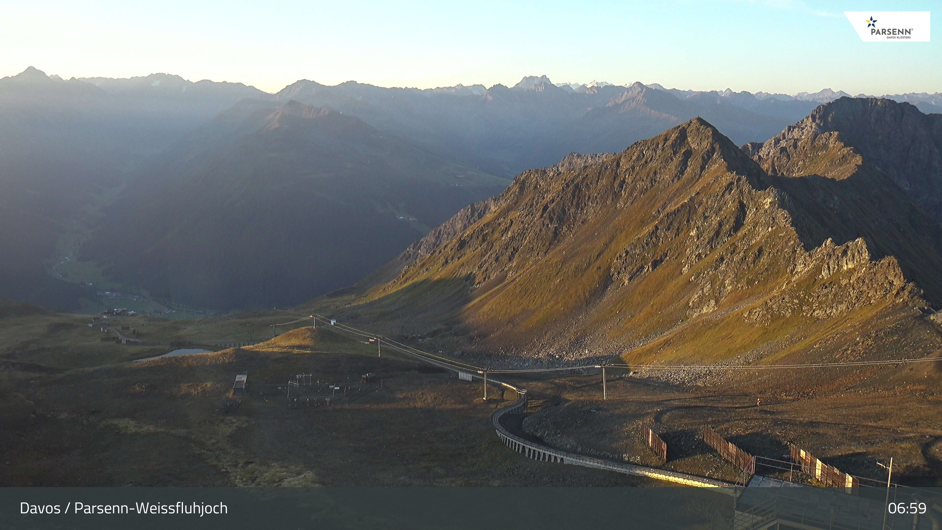 Archiv Foto Webcam Davos Klosters: Parsenn Weissfluhjoch