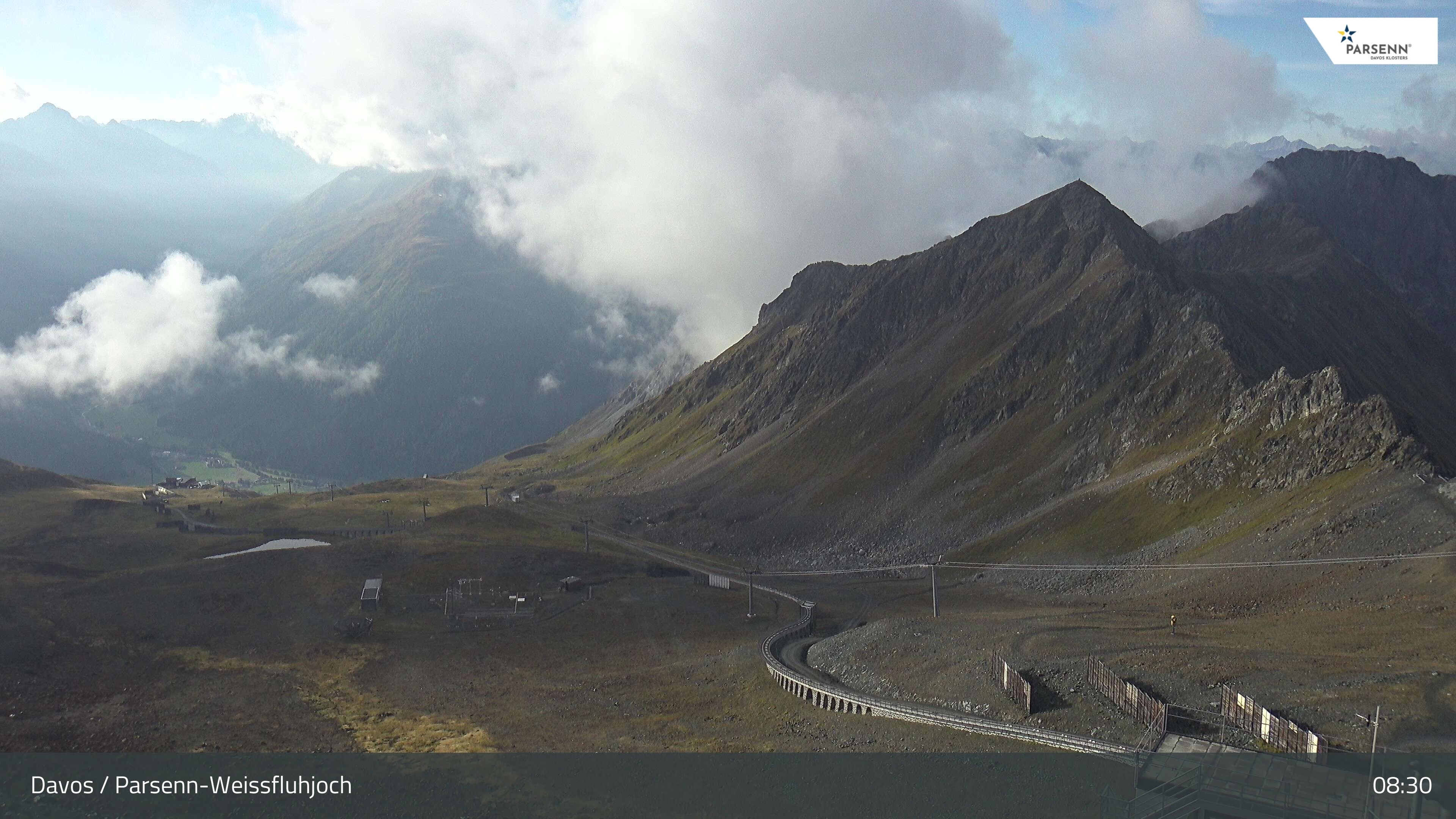 Archiv Foto Webcam Davos Klosters: Parsenn Weissfluhjoch