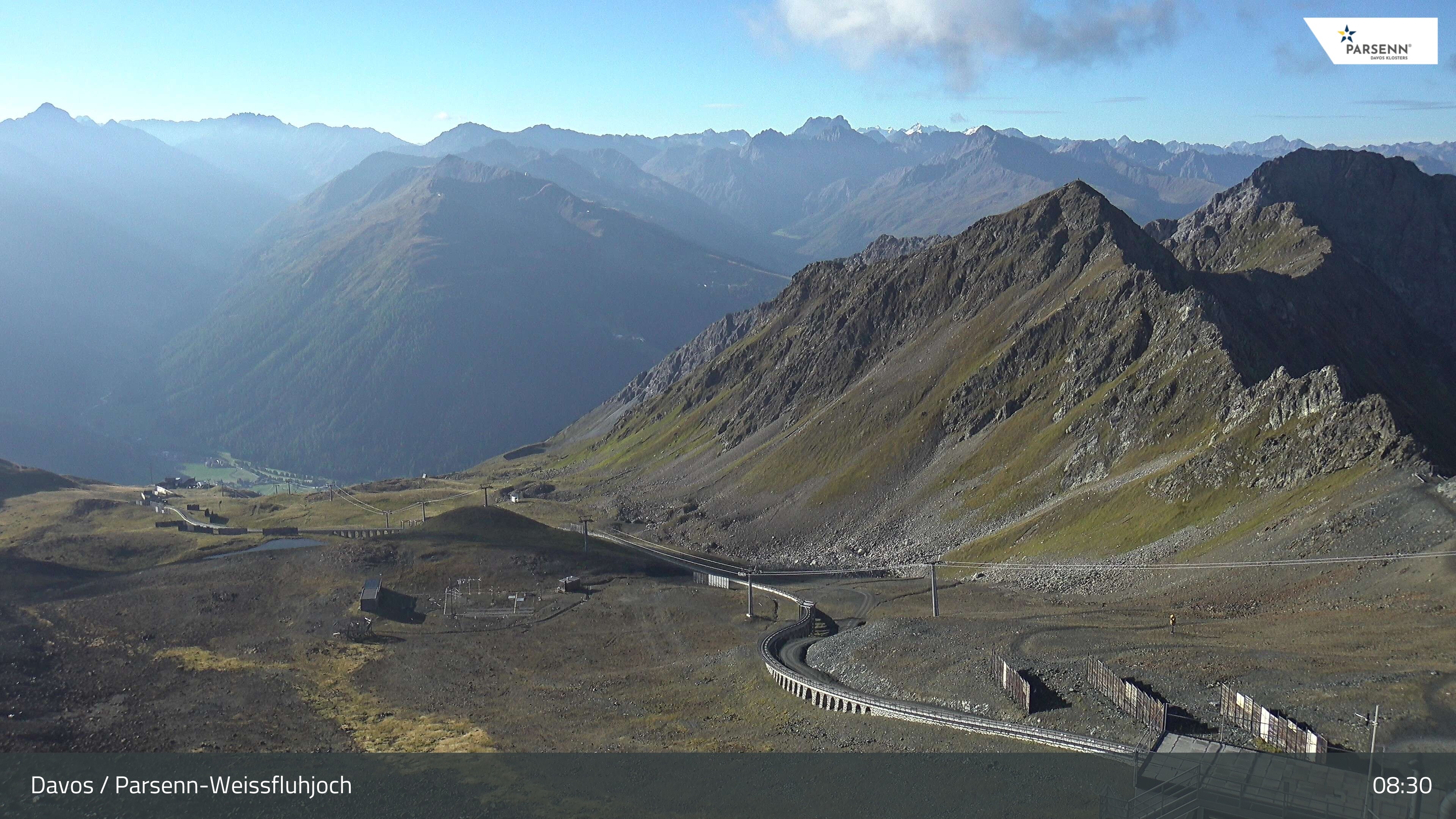 Archiv Foto Webcam Davos Klosters: Parsenn Weissfluhjoch
