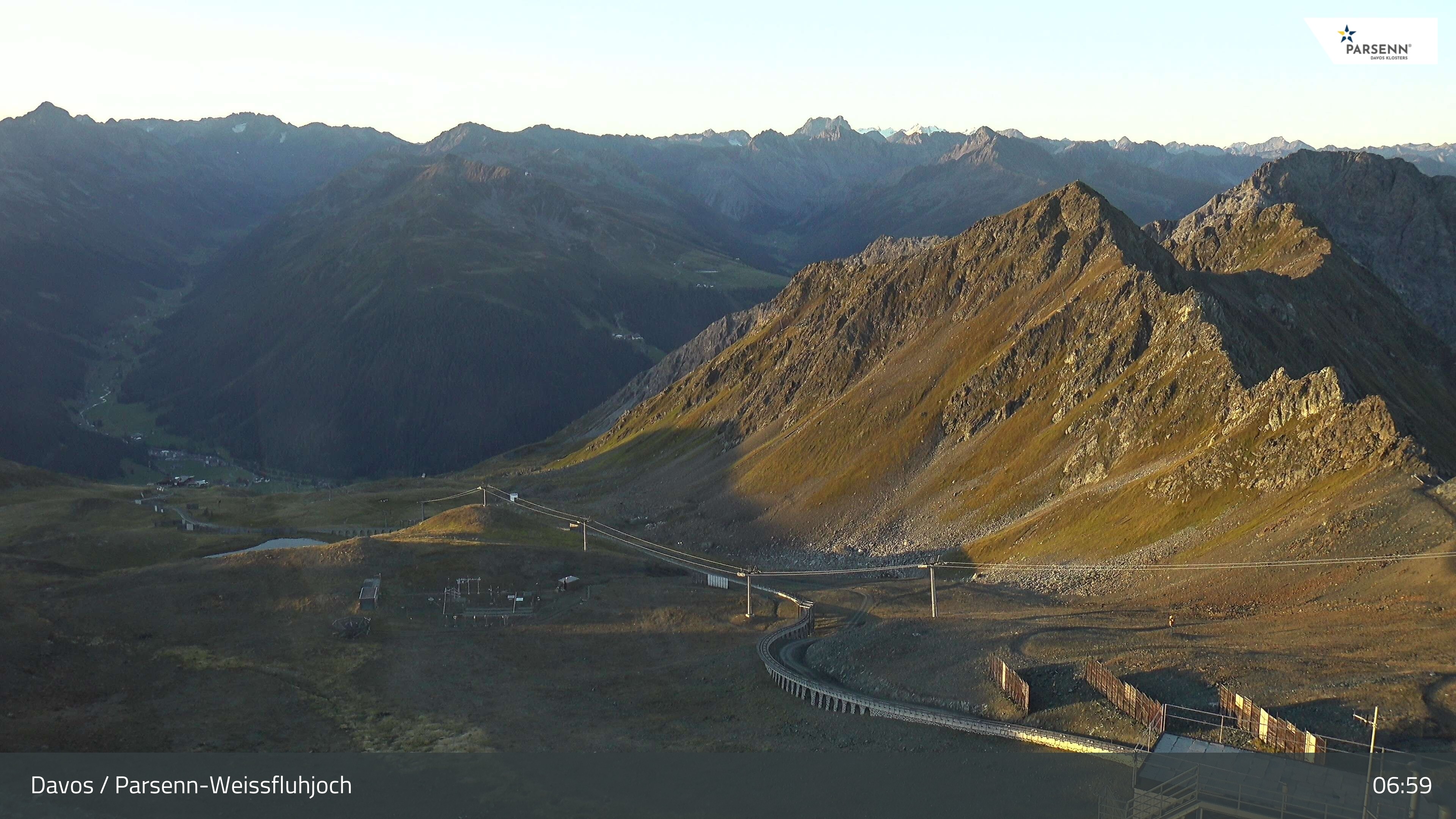 Archiv Foto Webcam Davos Klosters: Parsenn Weissfluhjoch