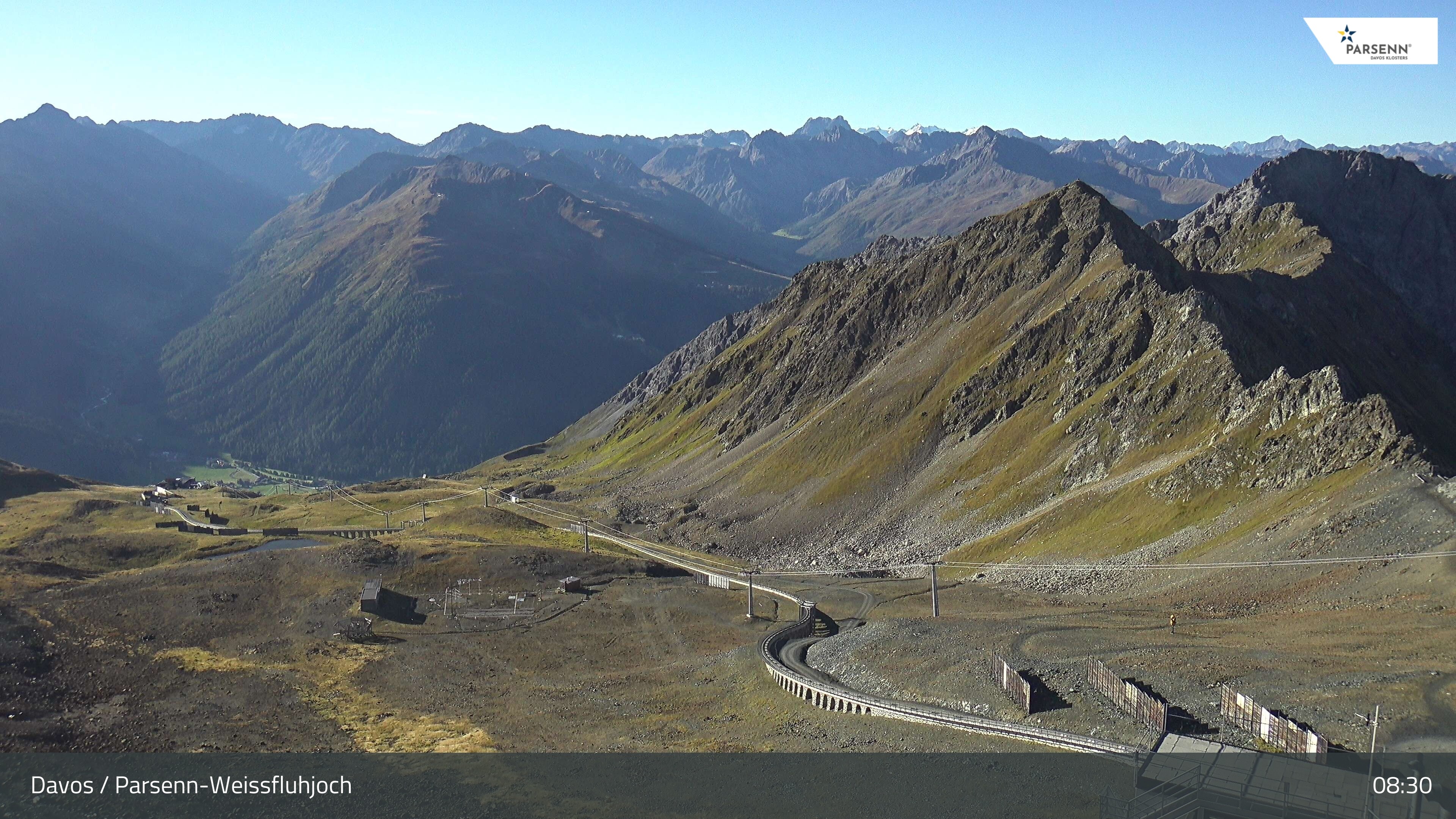Archiv Foto Webcam Davos Klosters: Parsenn Weissfluhjoch