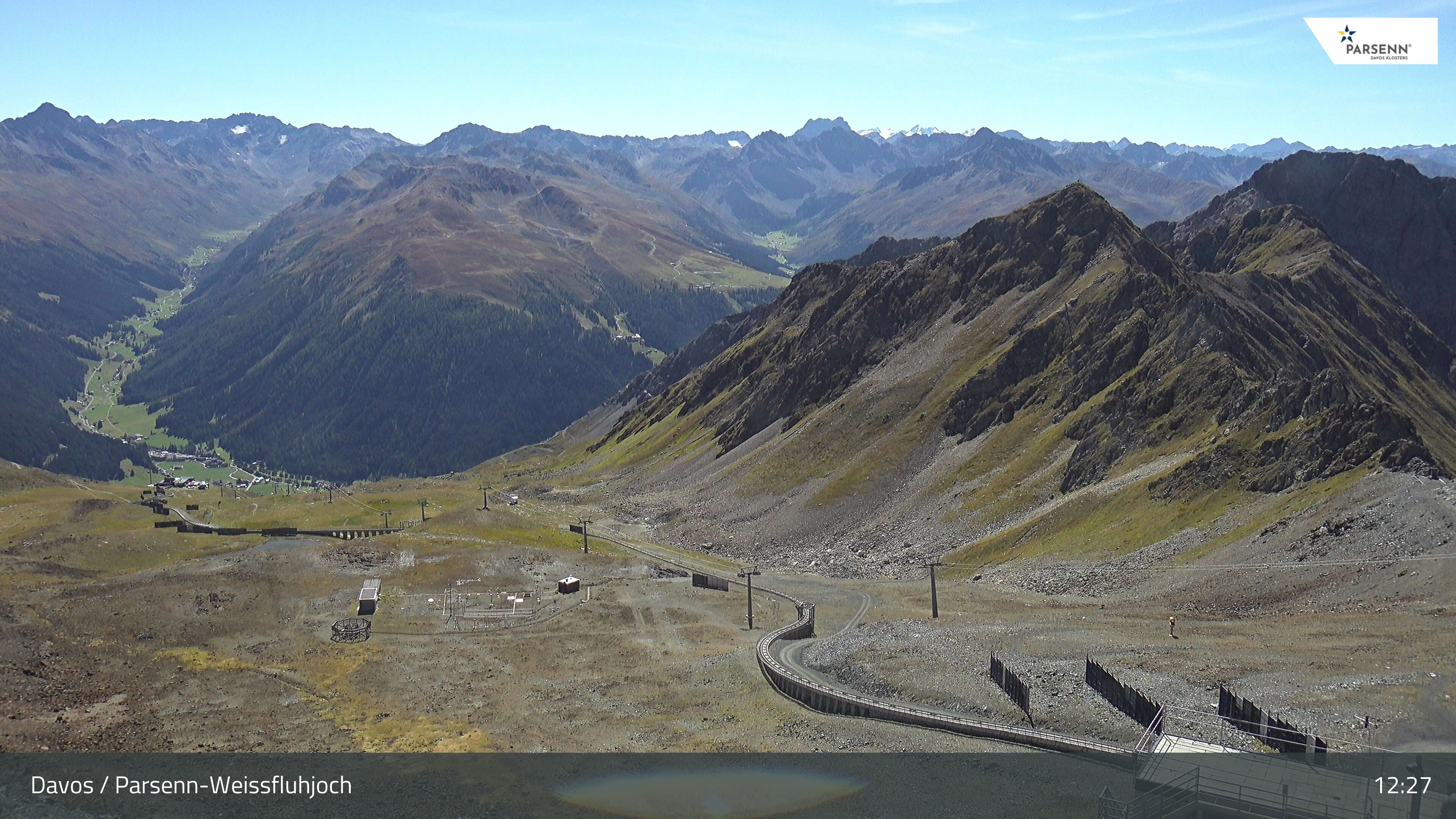 Archiv Foto Webcam Davos Klosters: Parsenn Weissfluhjoch