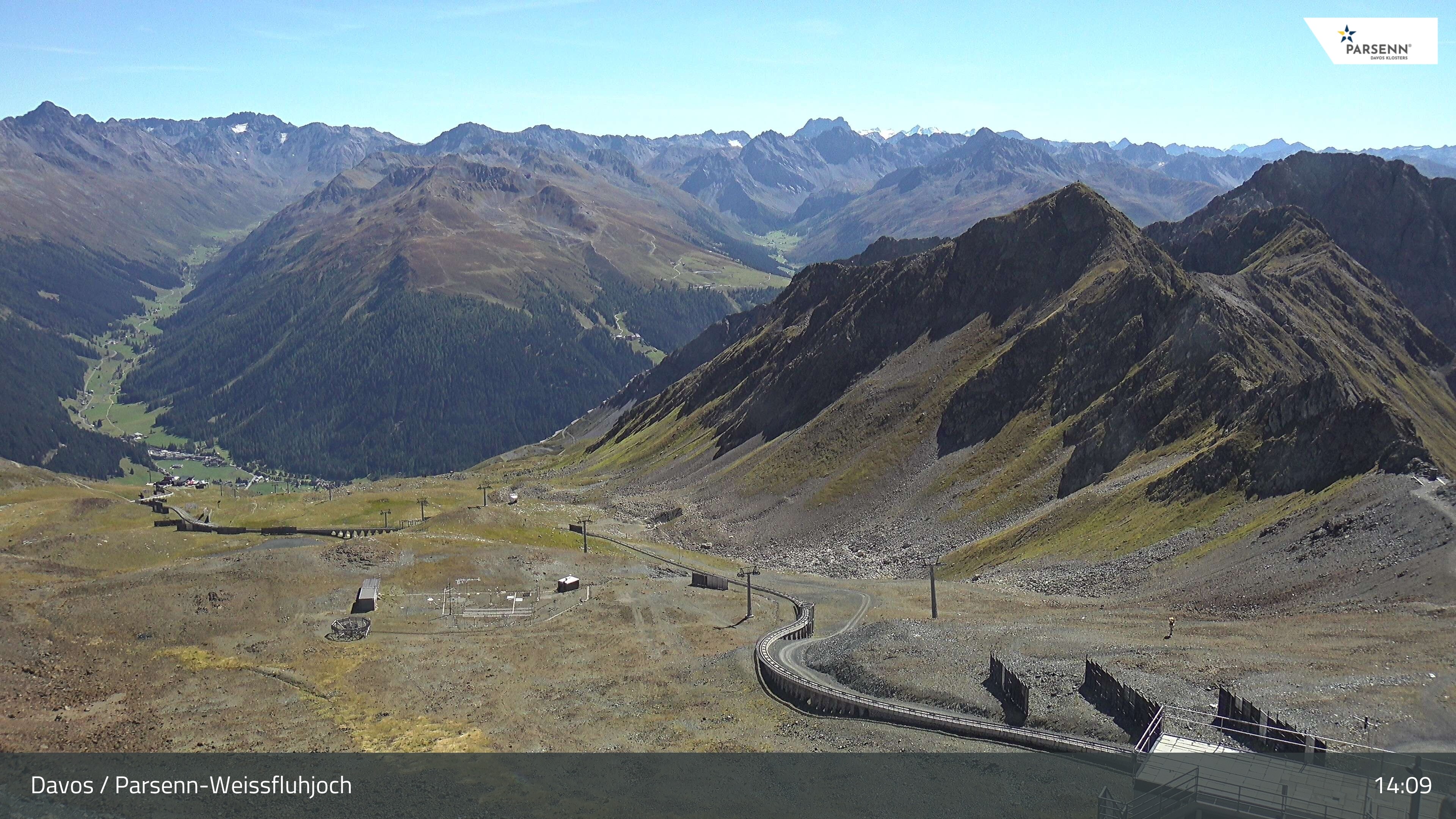Archiv Foto Webcam Davos Klosters: Parsenn Weissfluhjoch