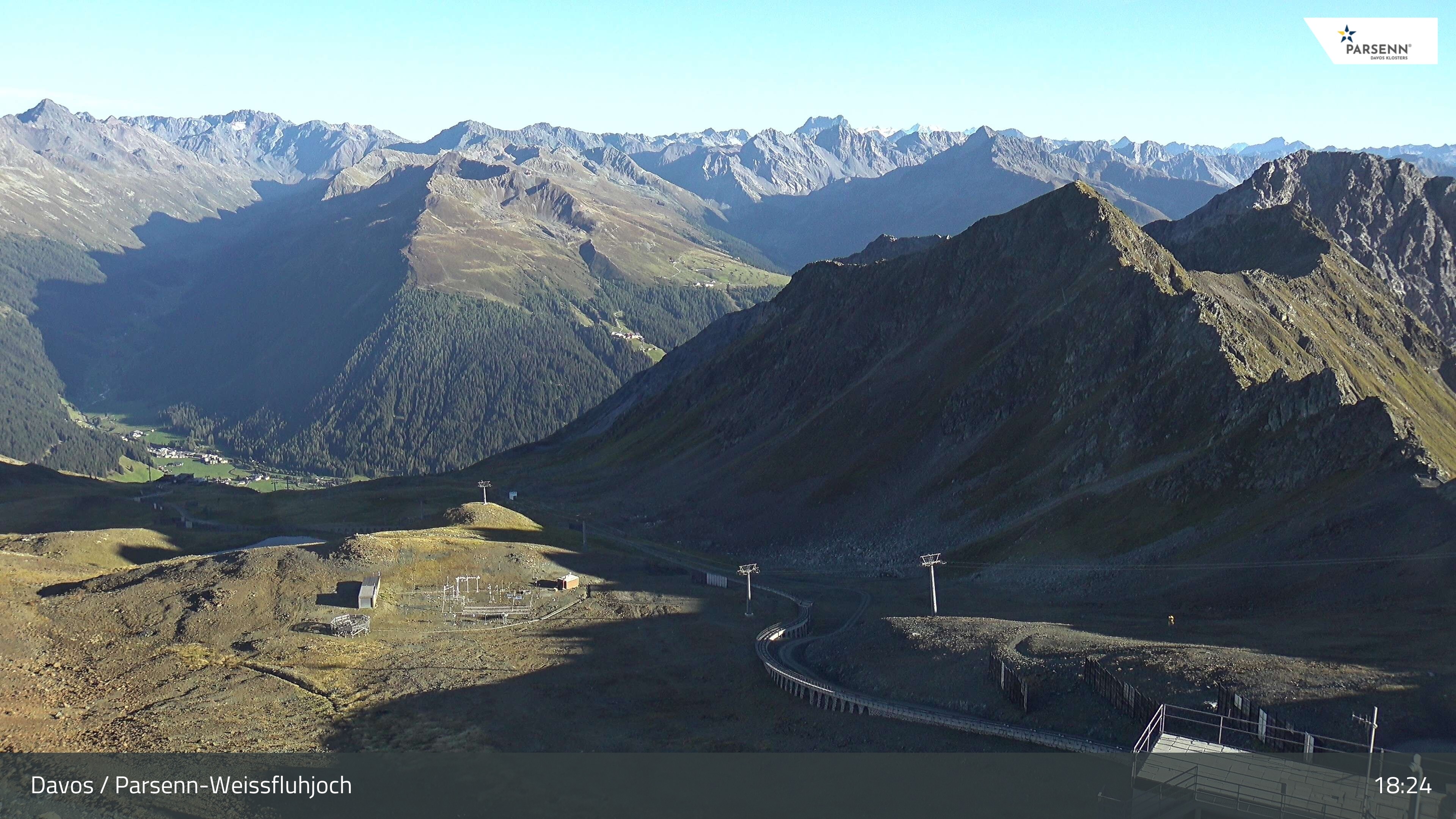 Archiv Foto Webcam Davos Klosters: Parsenn Weissfluhjoch