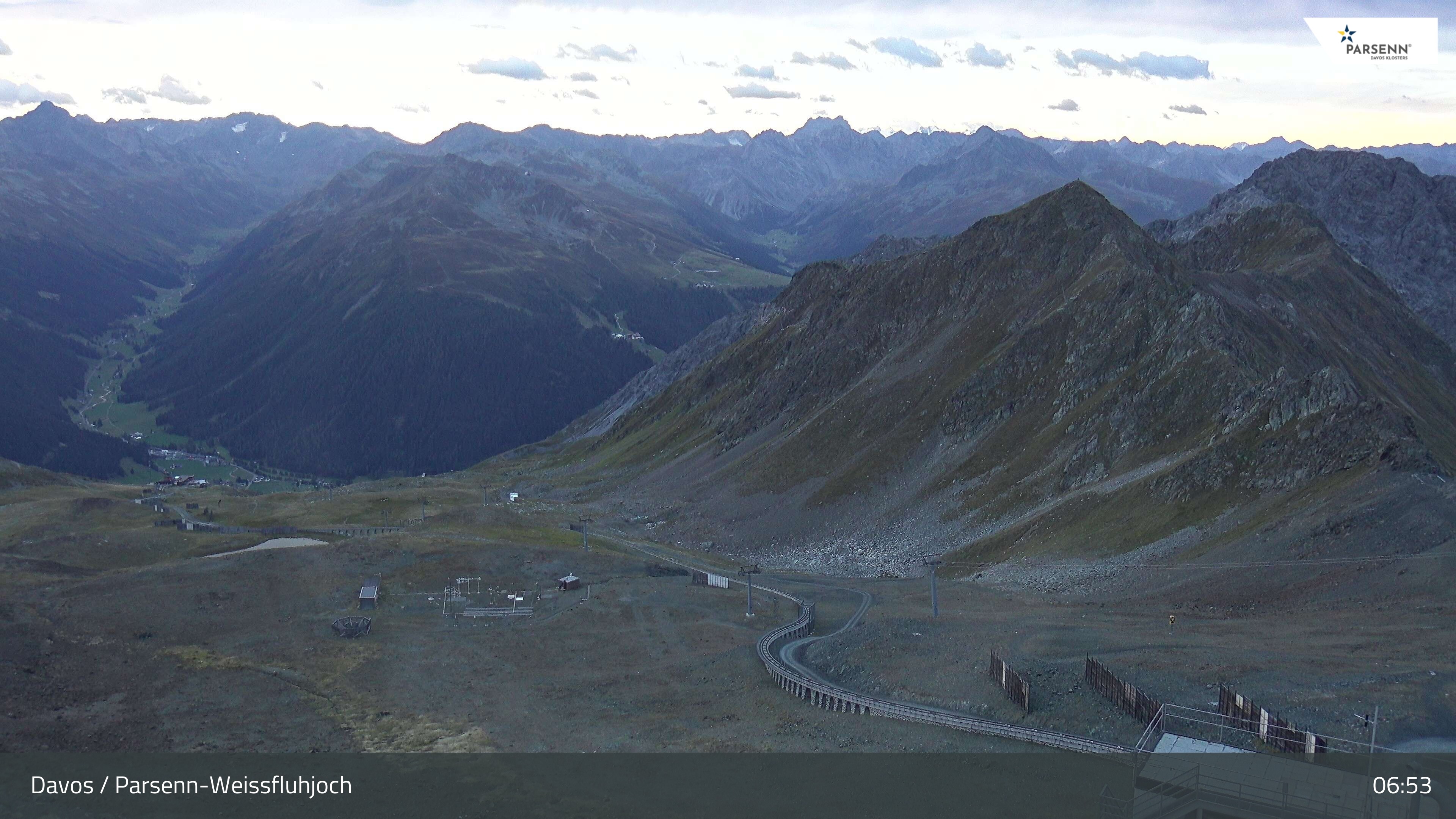 Archiv Foto Webcam Davos Klosters: Parsenn Weissfluhjoch