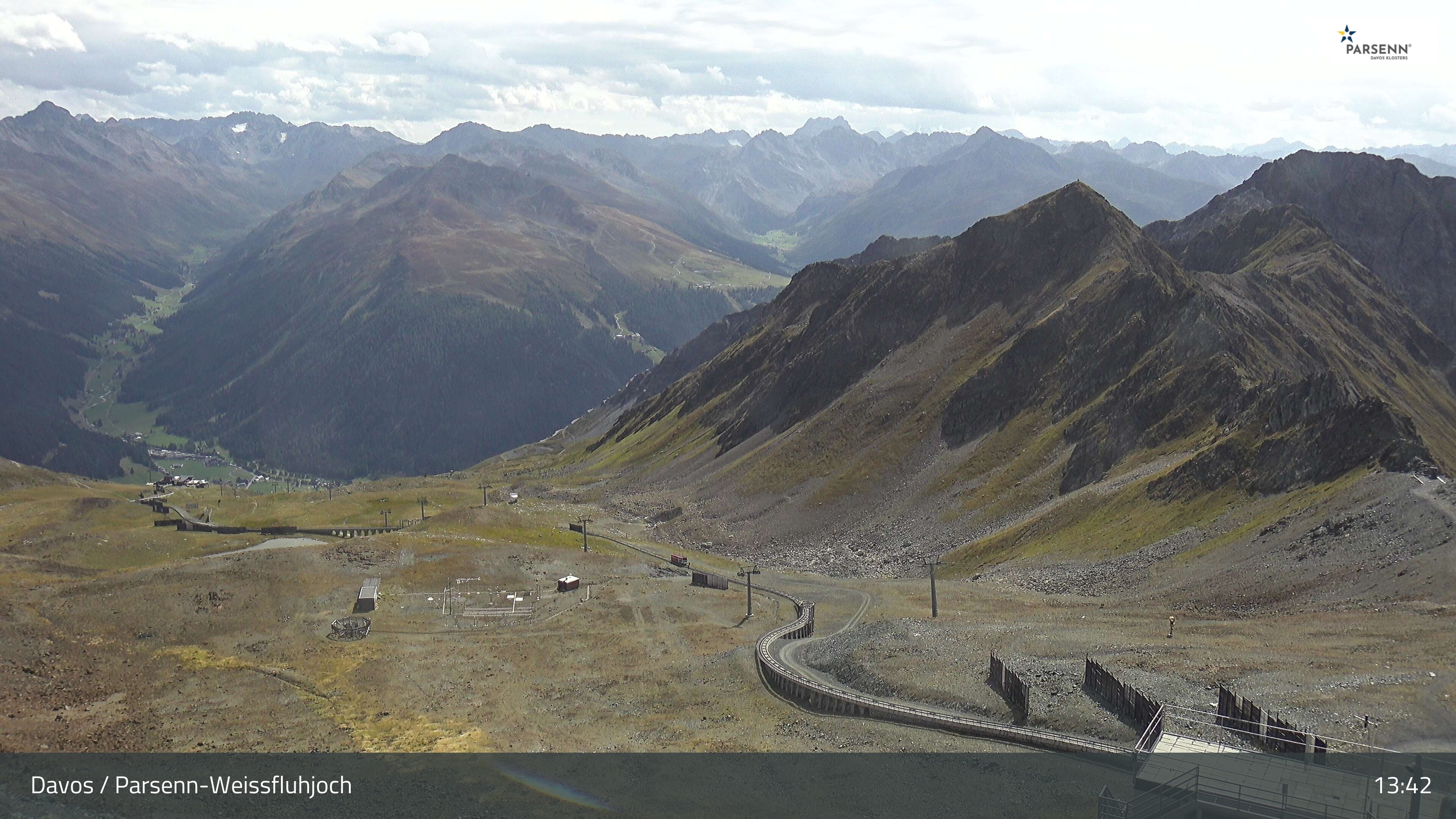 Archived image Webcam Parsenn: Blickrichtung Dorftäli