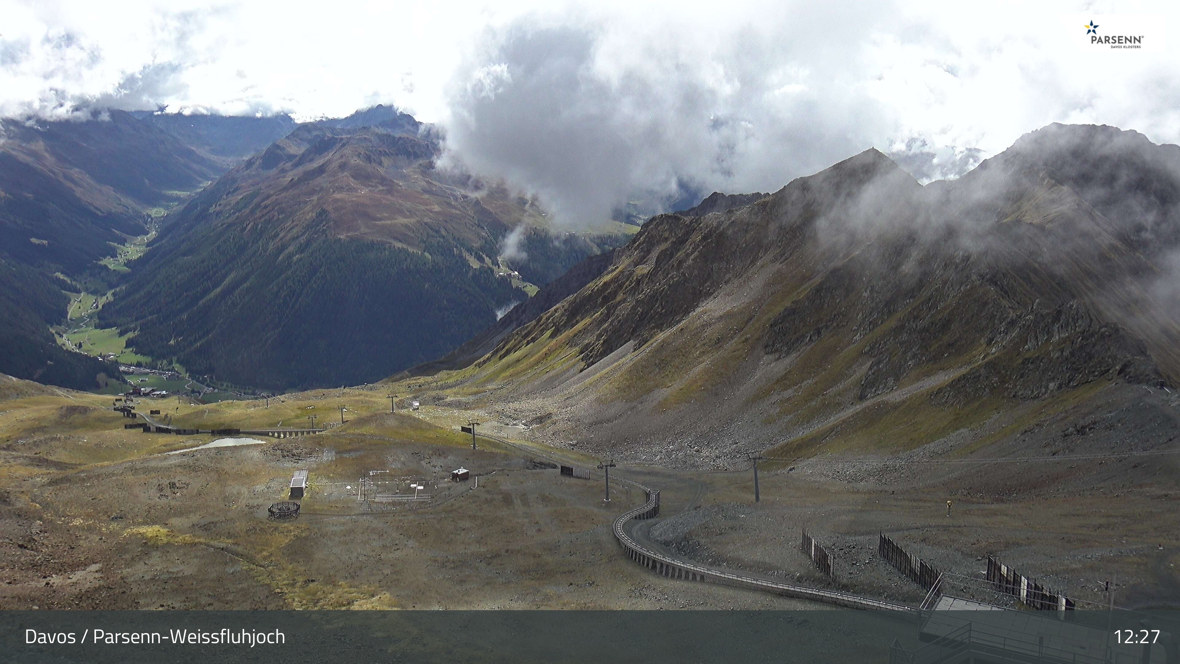 Archived image Webcam Parsenn: Blickrichtung Dorftäli