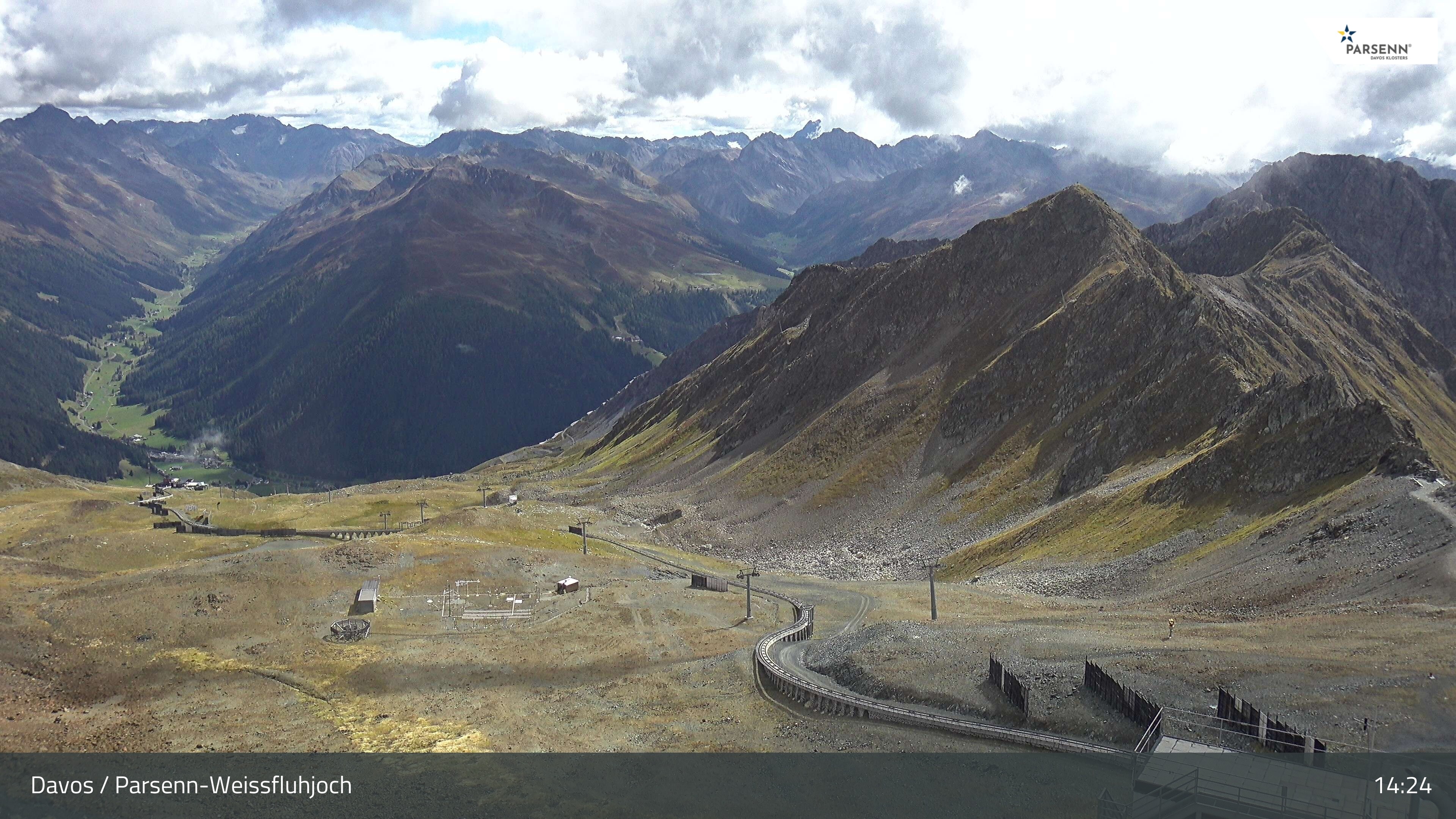 Archived image Webcam Parsenn: Blickrichtung Dorftäli