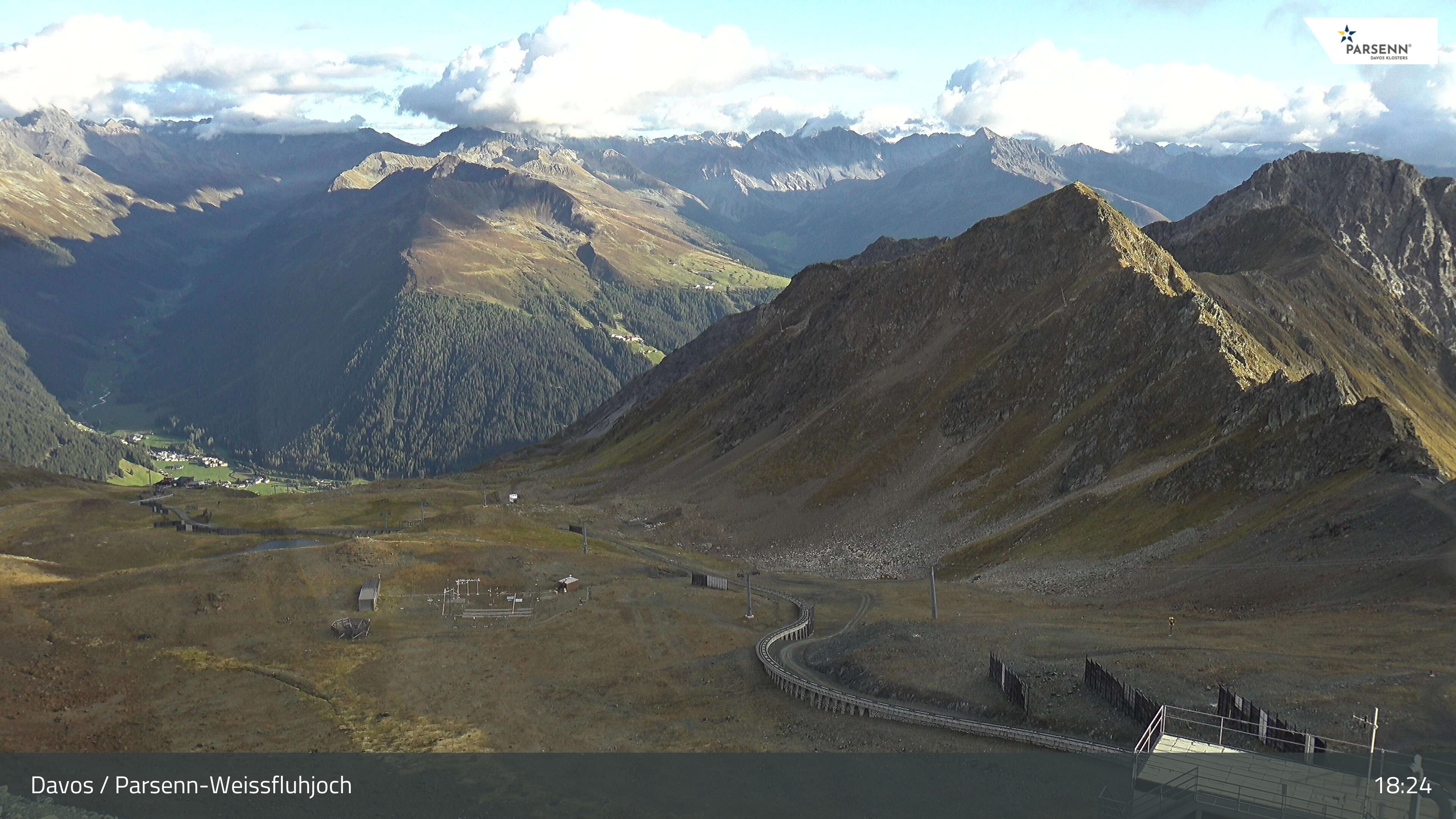 Archived image Webcam Parsenn: Blickrichtung Dorftäli