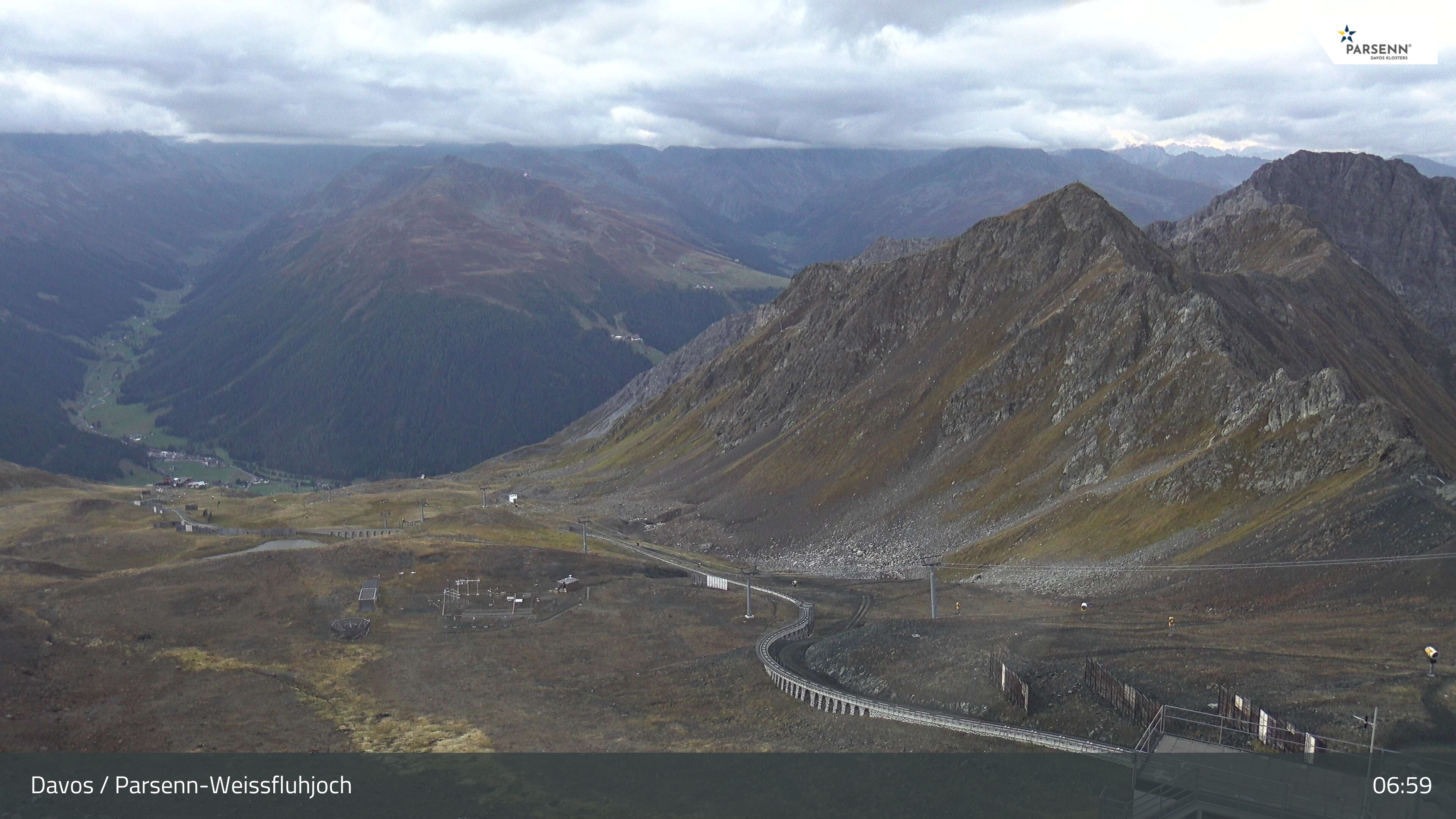 Archiv Foto Webcam Davos Klosters: Parsenn Weissfluhjoch