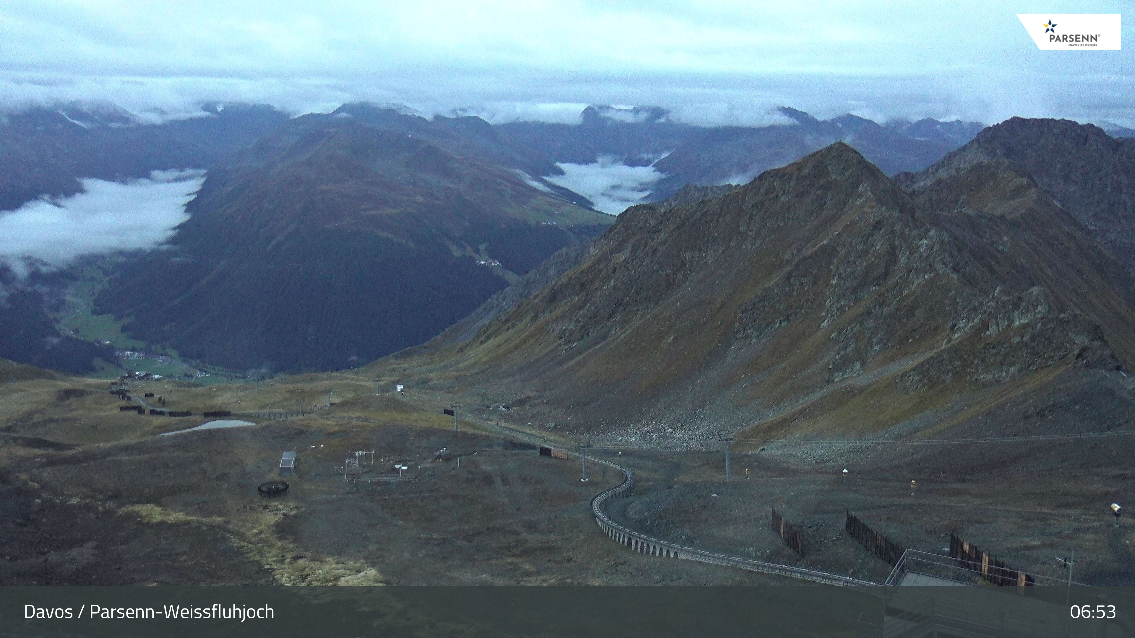 Archiv Foto Webcam Davos Klosters: Parsenn Weissfluhjoch
