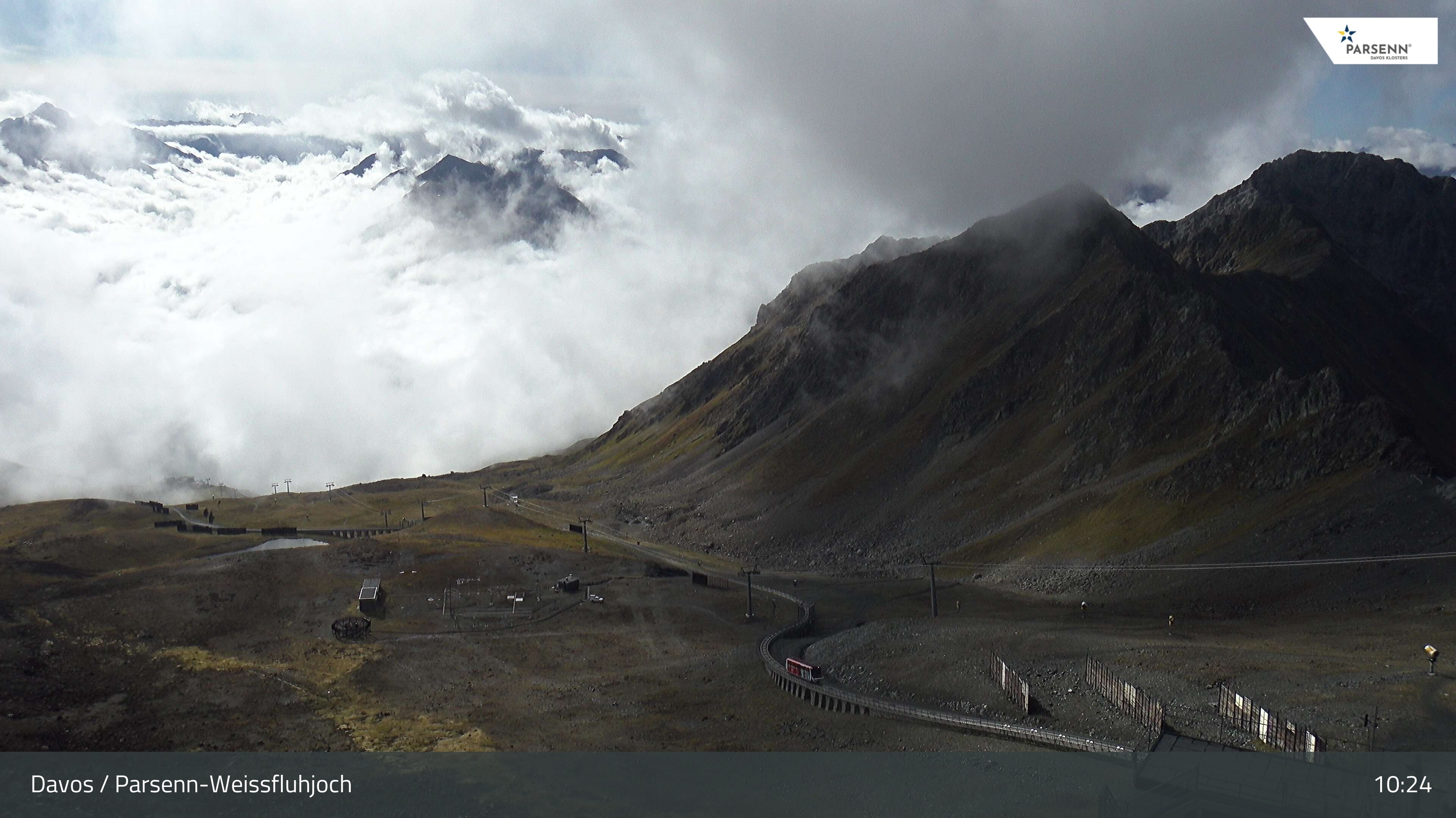 Archiv Foto Webcam Davos Klosters: Parsenn Weissfluhjoch