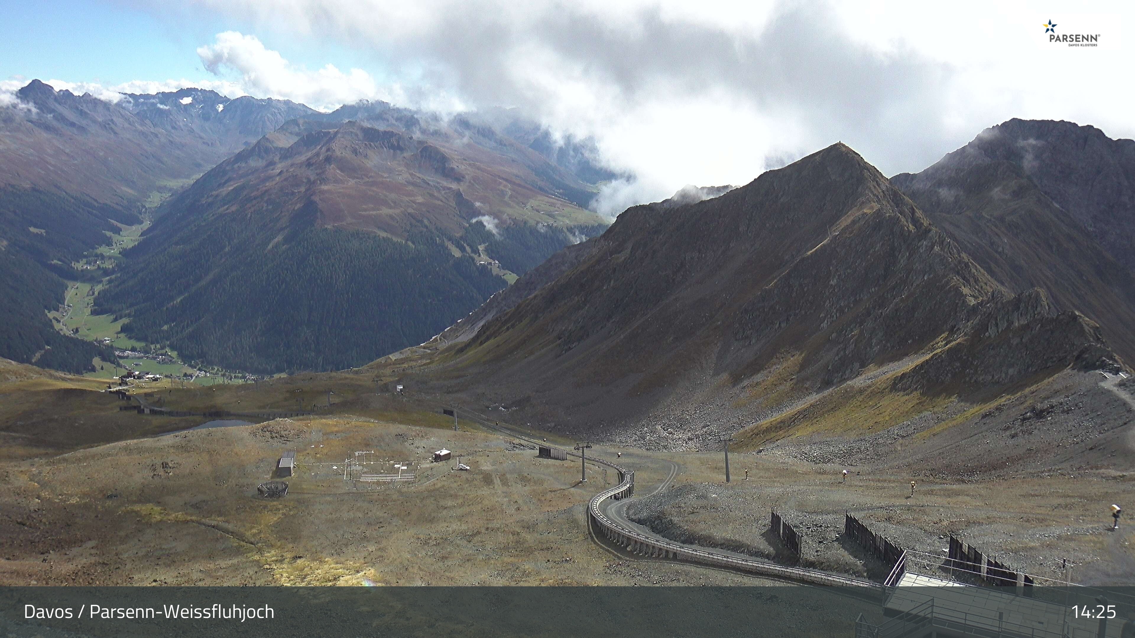 Archiv Foto Webcam Davos Klosters: Parsenn Weissfluhjoch