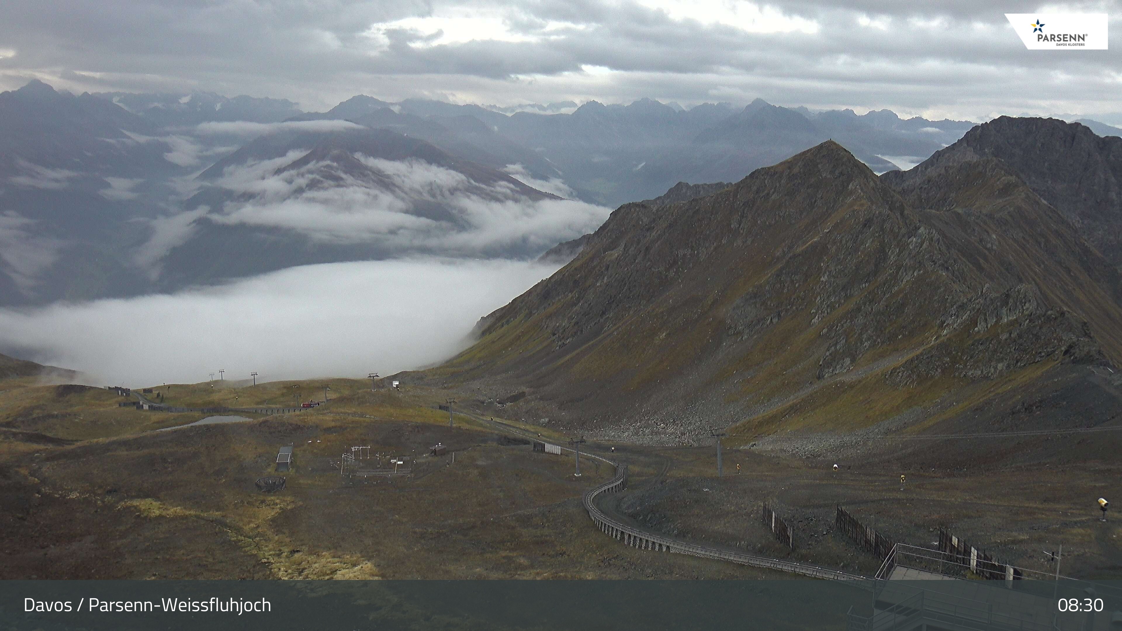 Archiv Foto Webcam Davos Klosters: Parsenn Weissfluhjoch