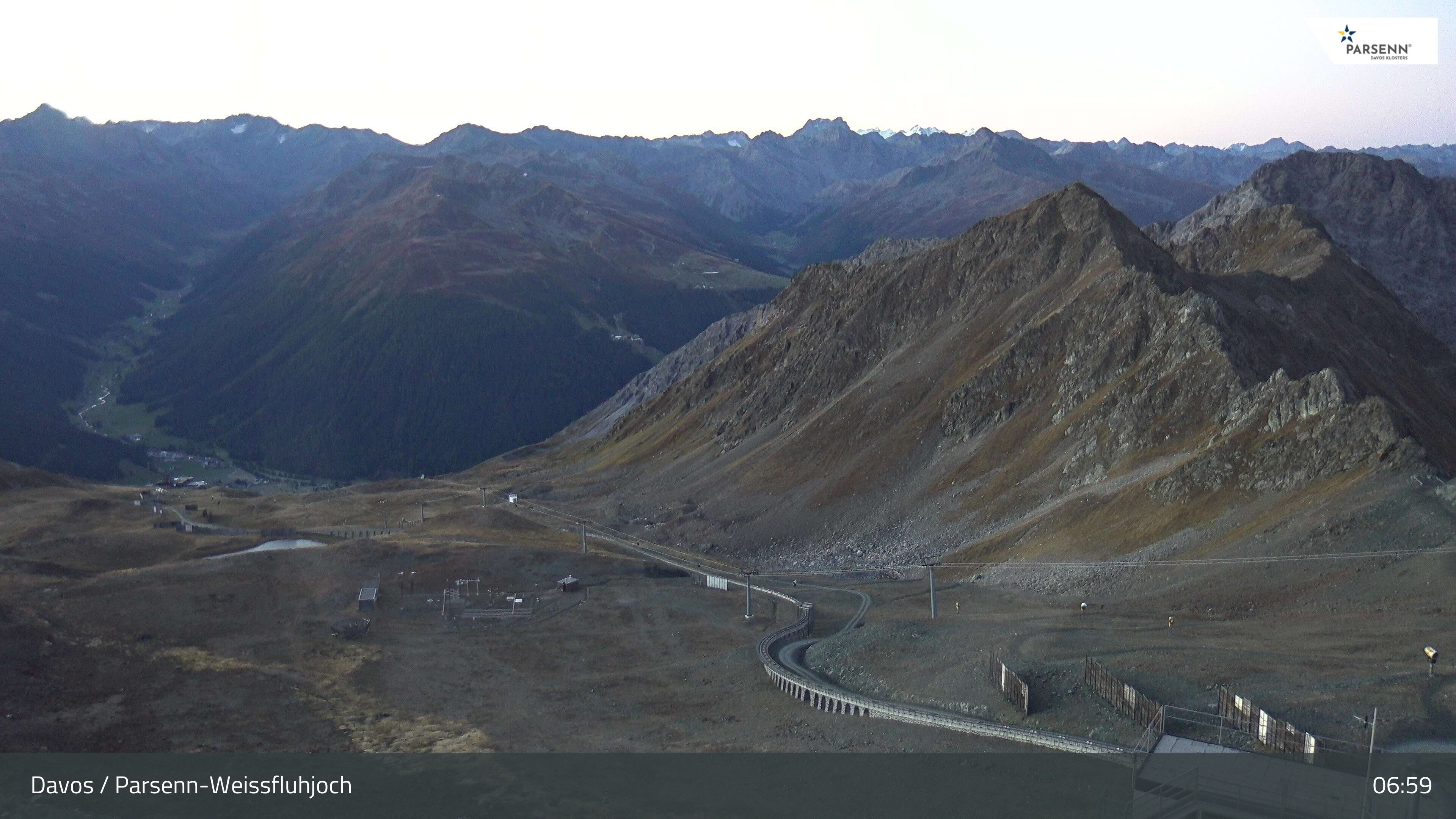 Archiv Foto Webcam Davos Klosters: Parsenn Weissfluhjoch