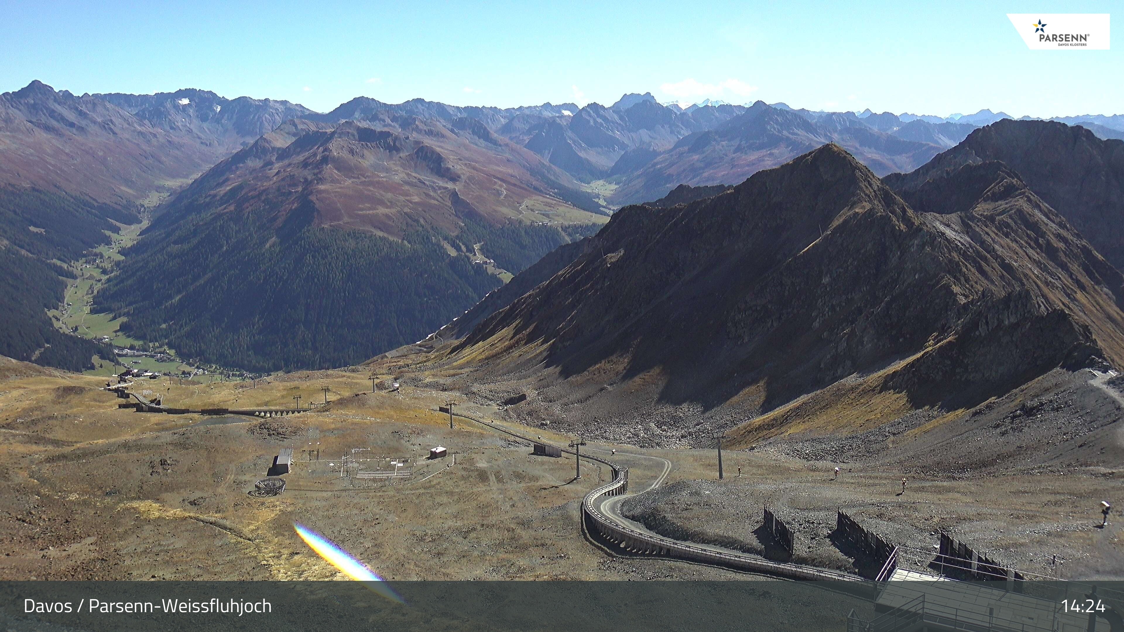 Archiv Foto Webcam Davos Klosters: Parsenn Weissfluhjoch