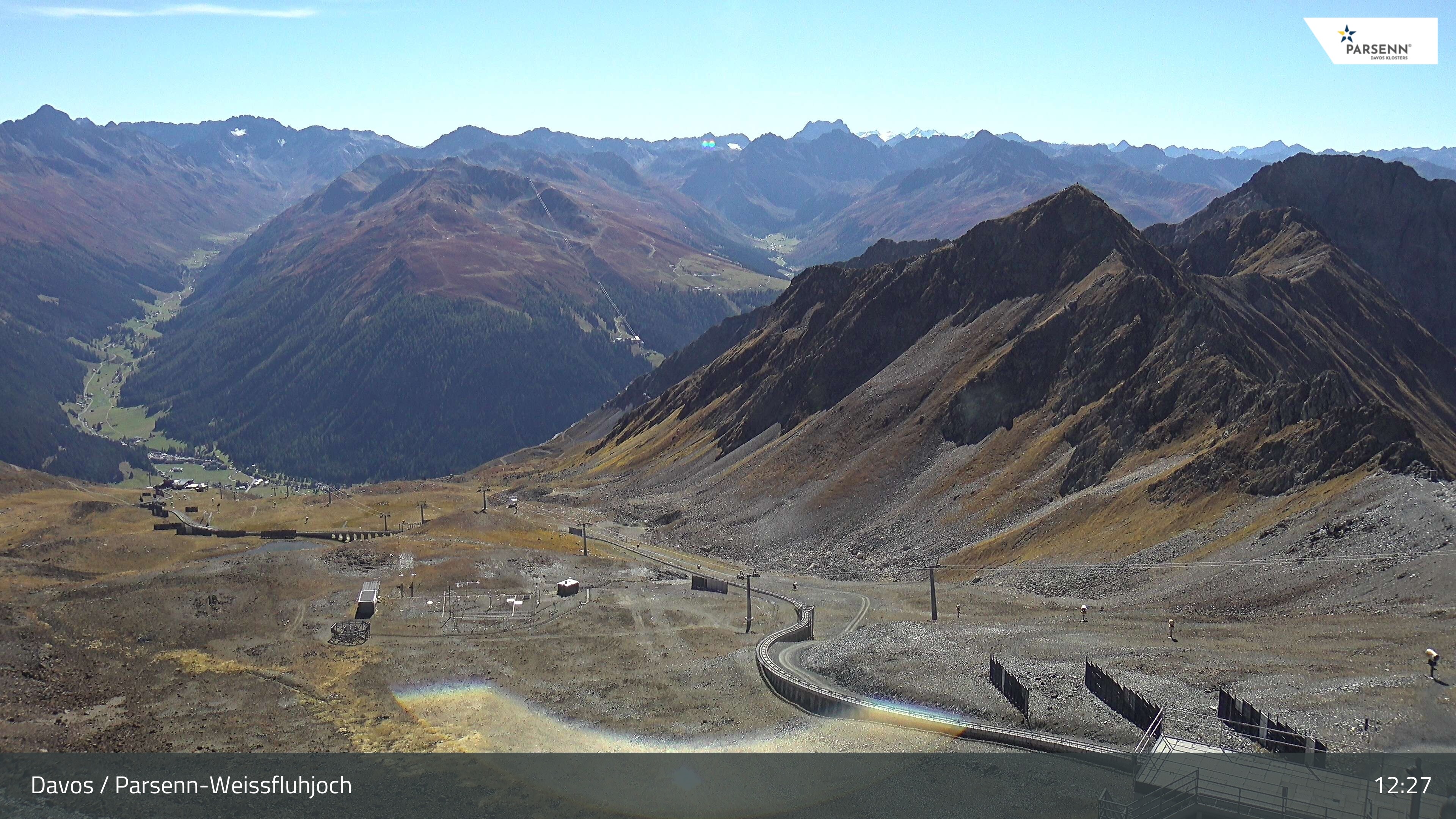 Archived image Webcam Parsenn: Blickrichtung Dorftäli