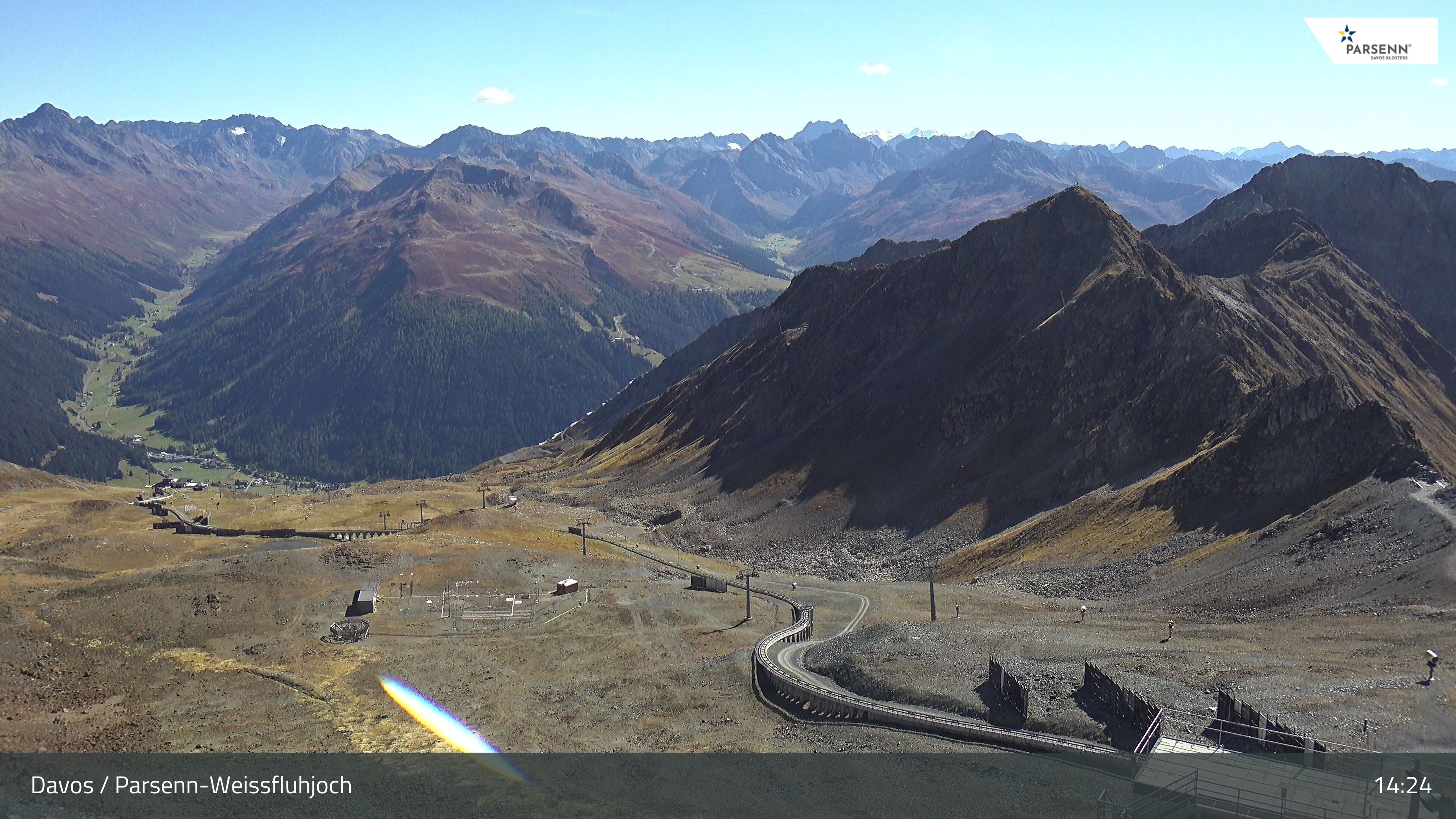 Archived image Webcam Parsenn: Blickrichtung Dorftäli