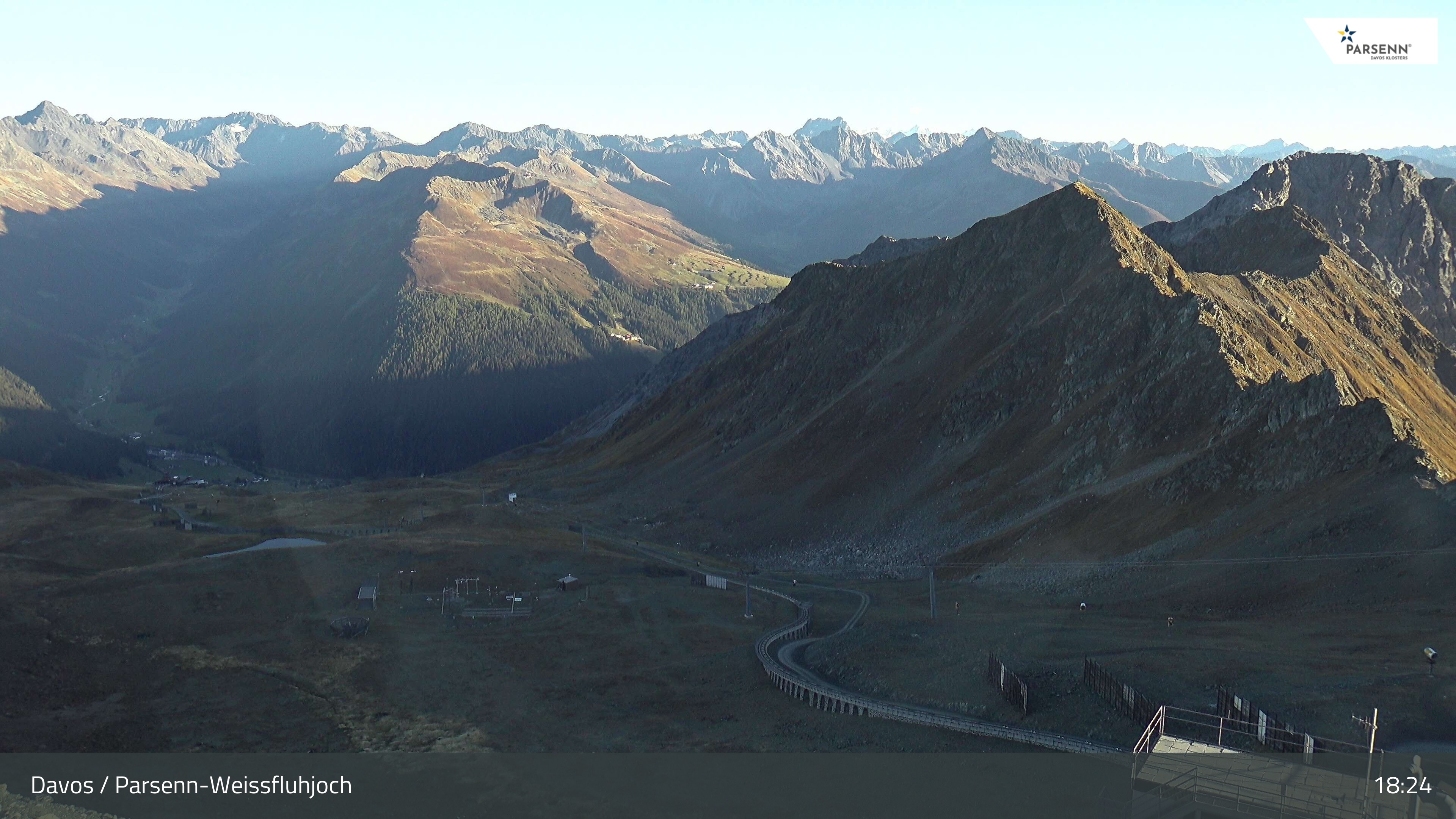 Archived image Webcam Parsenn: Blickrichtung Dorftäli