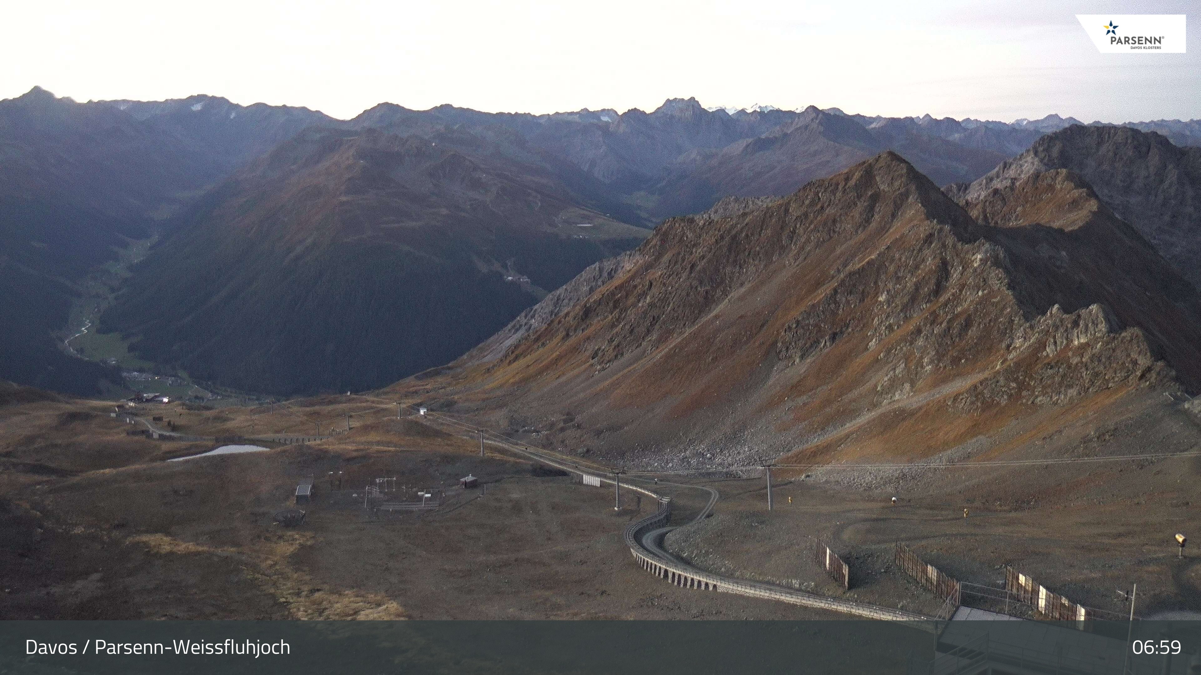 Archiv Foto Webcam Davos Klosters: Parsenn Weissfluhjoch