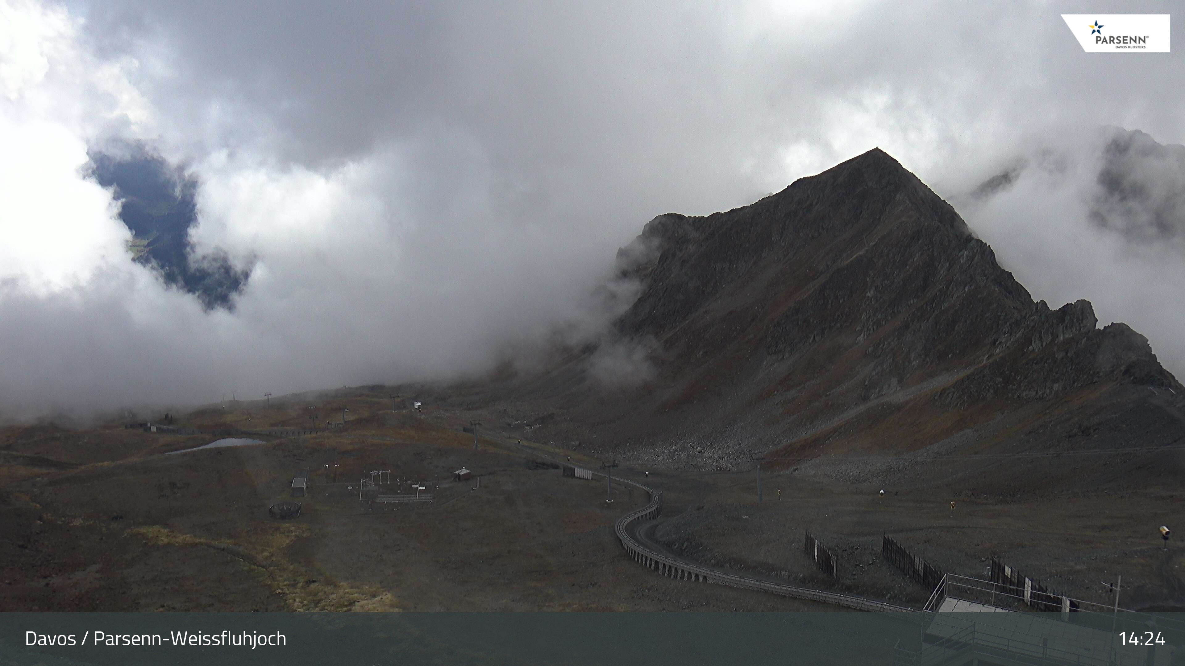 Archived image Webcam Parsenn: Blickrichtung Dorftäli