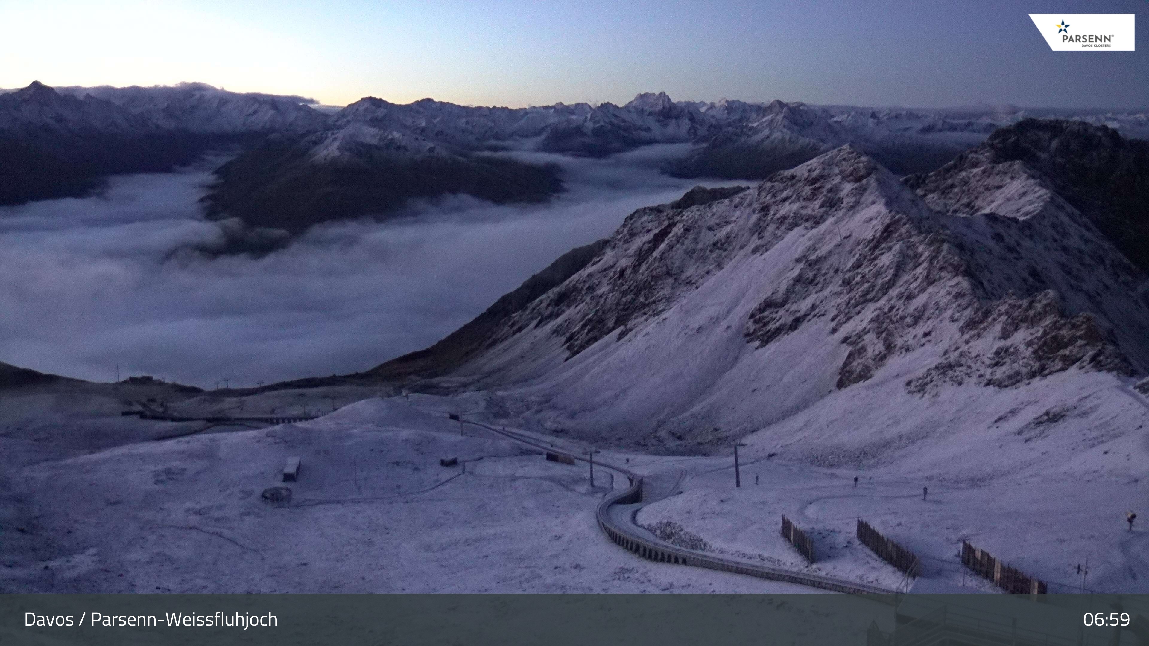 Archiv Foto Webcam Davos Klosters: Parsenn Weissfluhjoch