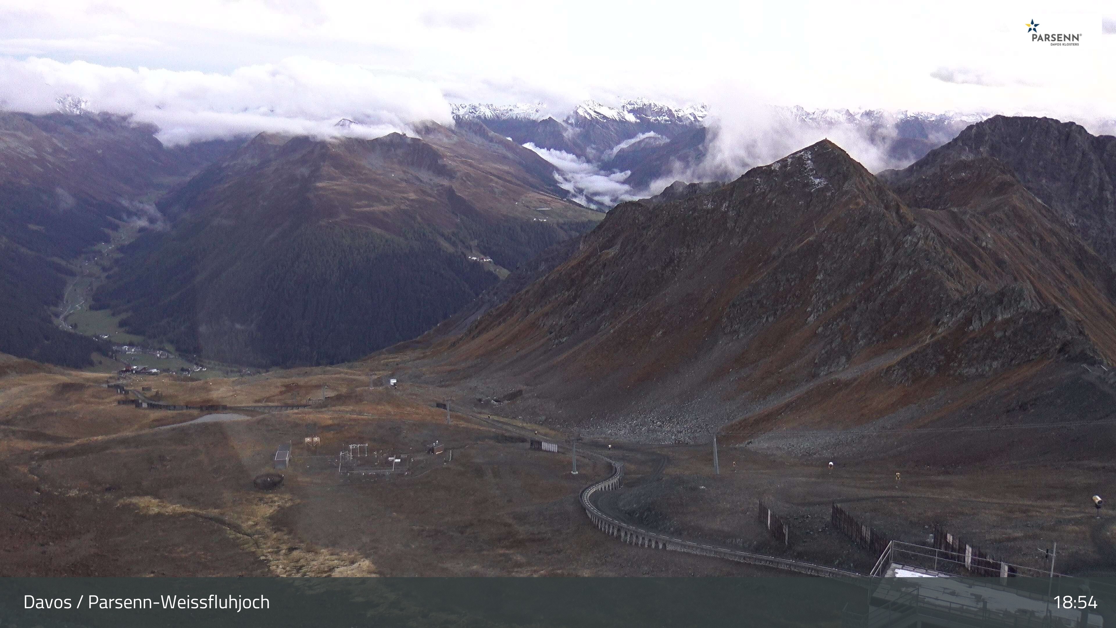 Archived image Webcam Parsenn: Blickrichtung Dorftäli
