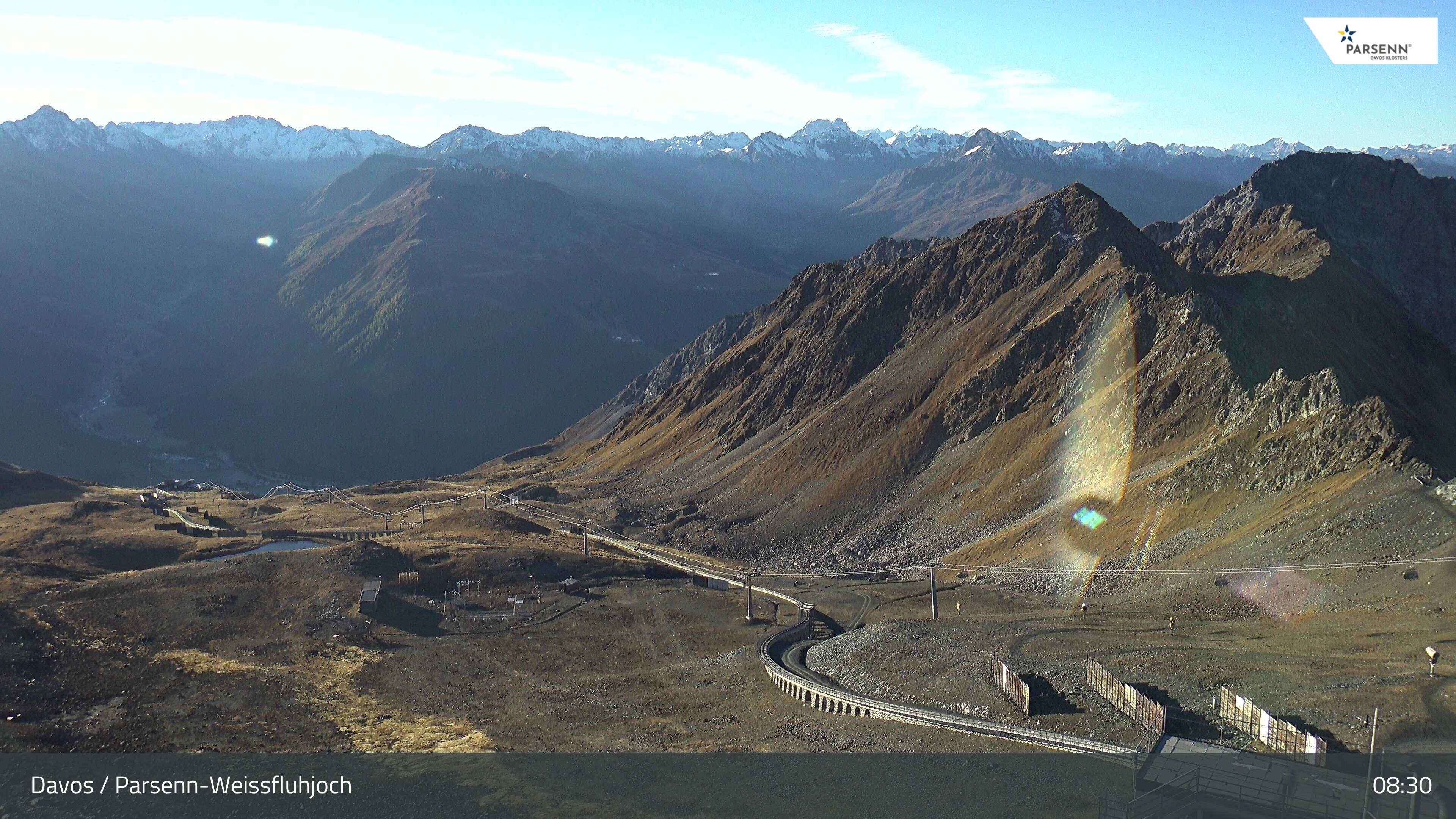 Archived image Webcam Parsenn: Blickrichtung Dorftäli