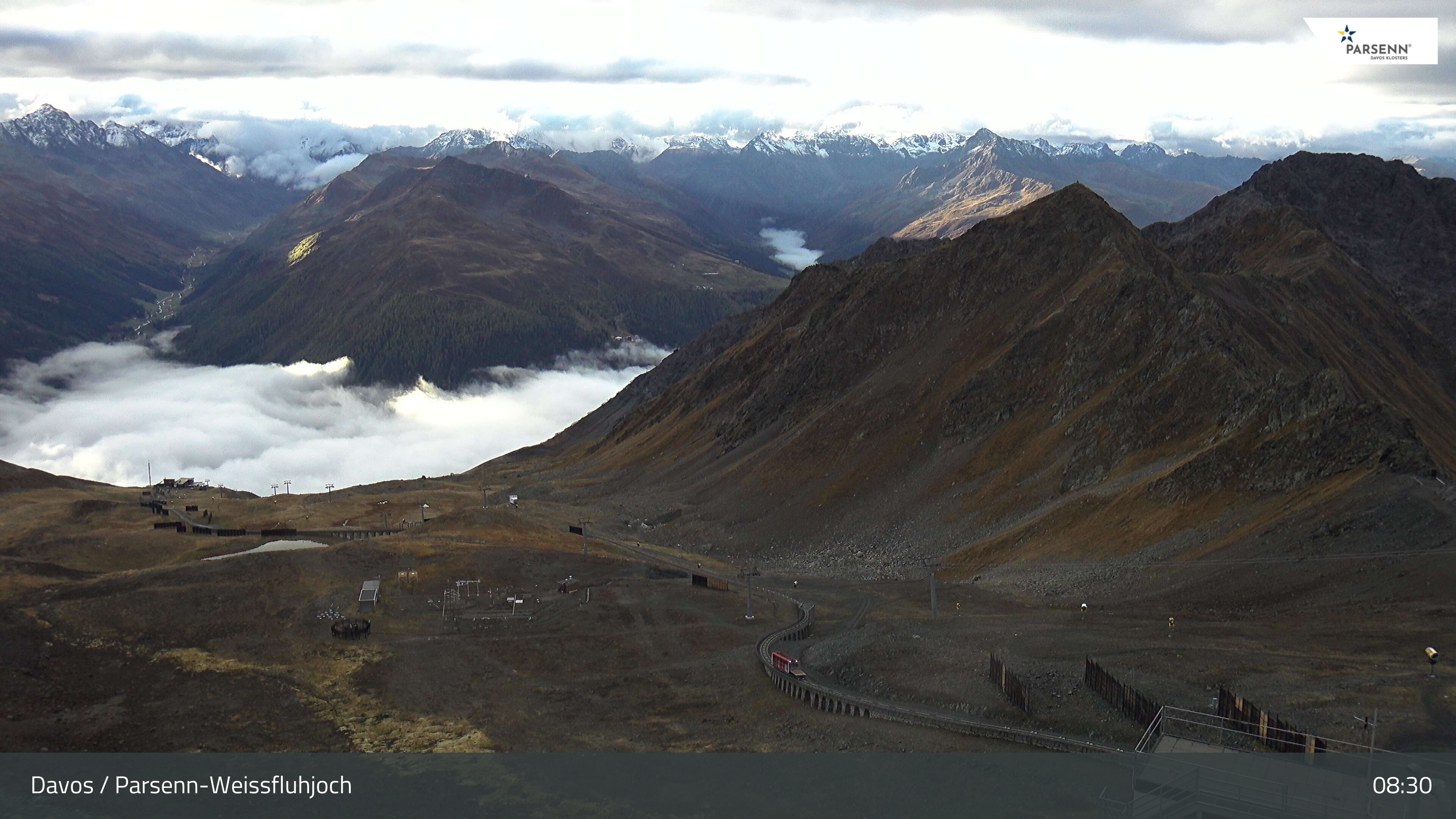 Archiv Foto Webcam Davos Klosters: Parsenn Weissfluhjoch