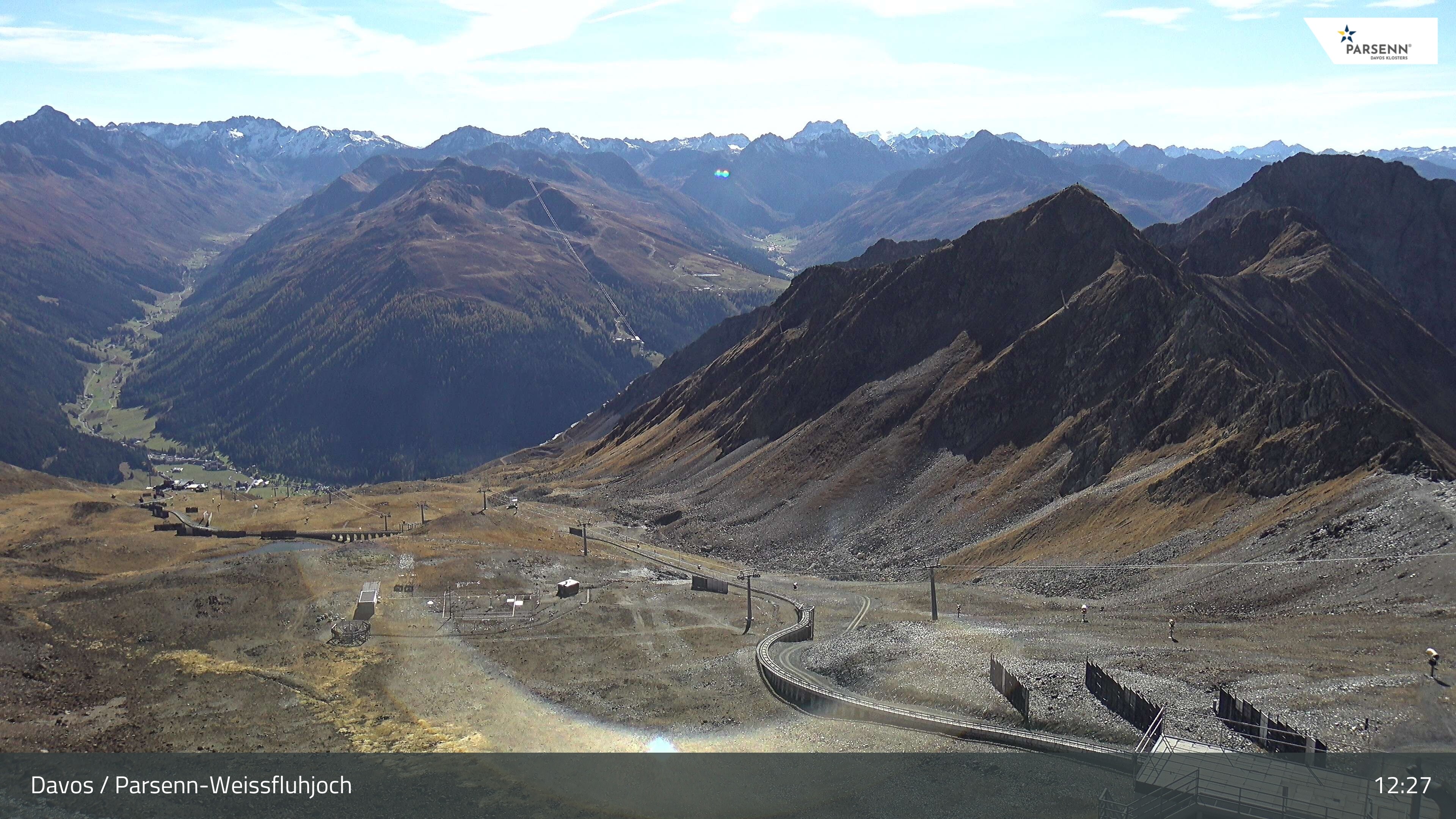 Archiv Foto Webcam Davos Klosters: Parsenn Weissfluhjoch